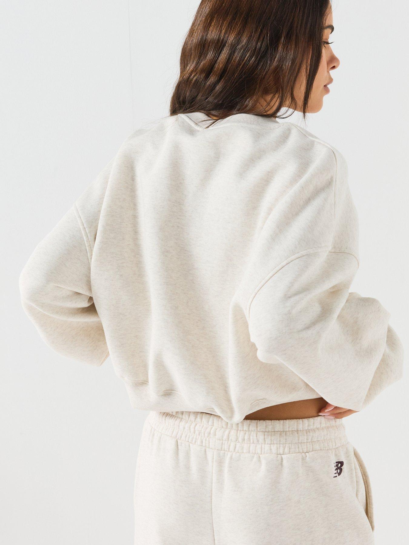 Image 5 of 6 of New Balance Women's Trackside Fleece Trousers - Cream