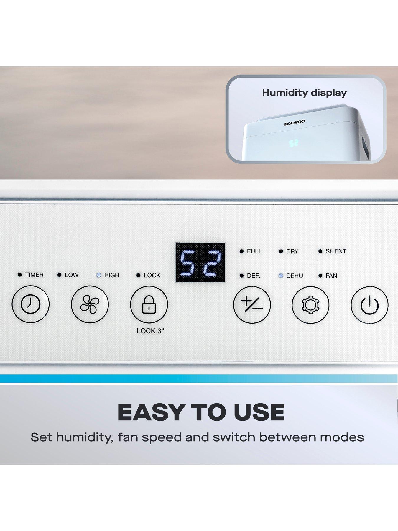 Image 5 of 7 of Daewoo 12L Dehumidifier With Air Purifier