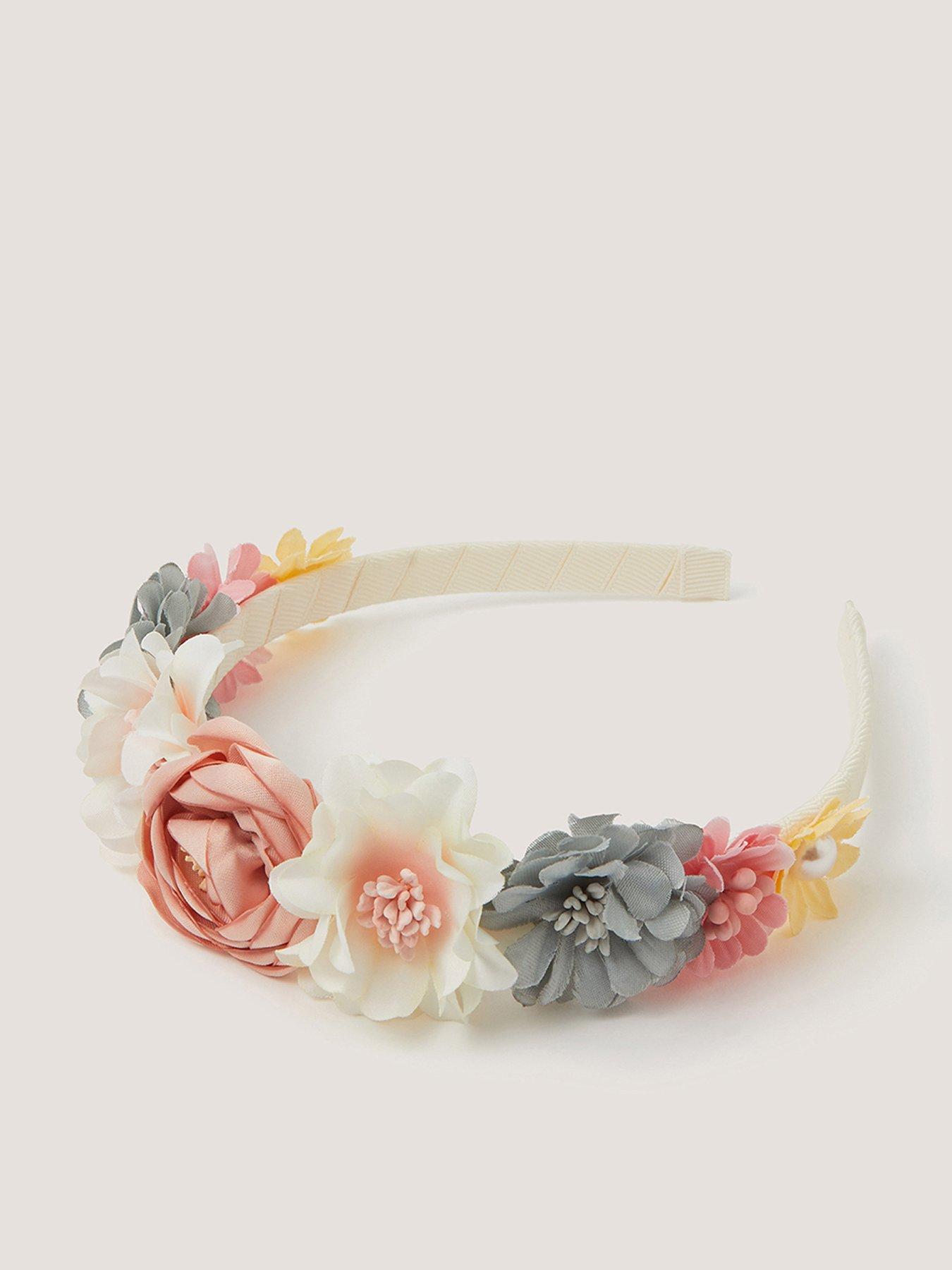 Monsoon Girls Botanical Flower Aliceband - Multi
