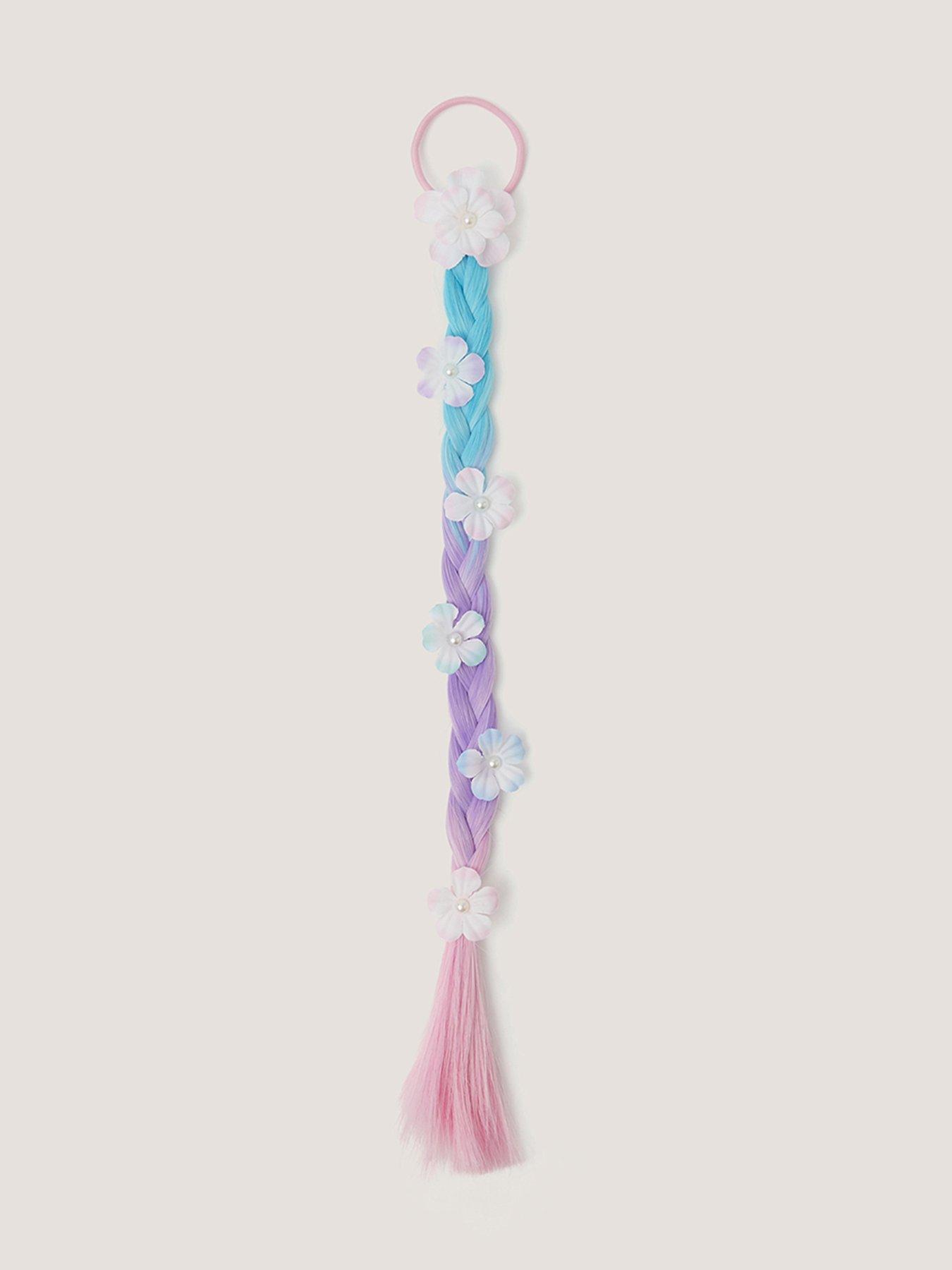 Image 2 of 3 of Monsoon Girls Unicorn Faux Hair Pony - Multi