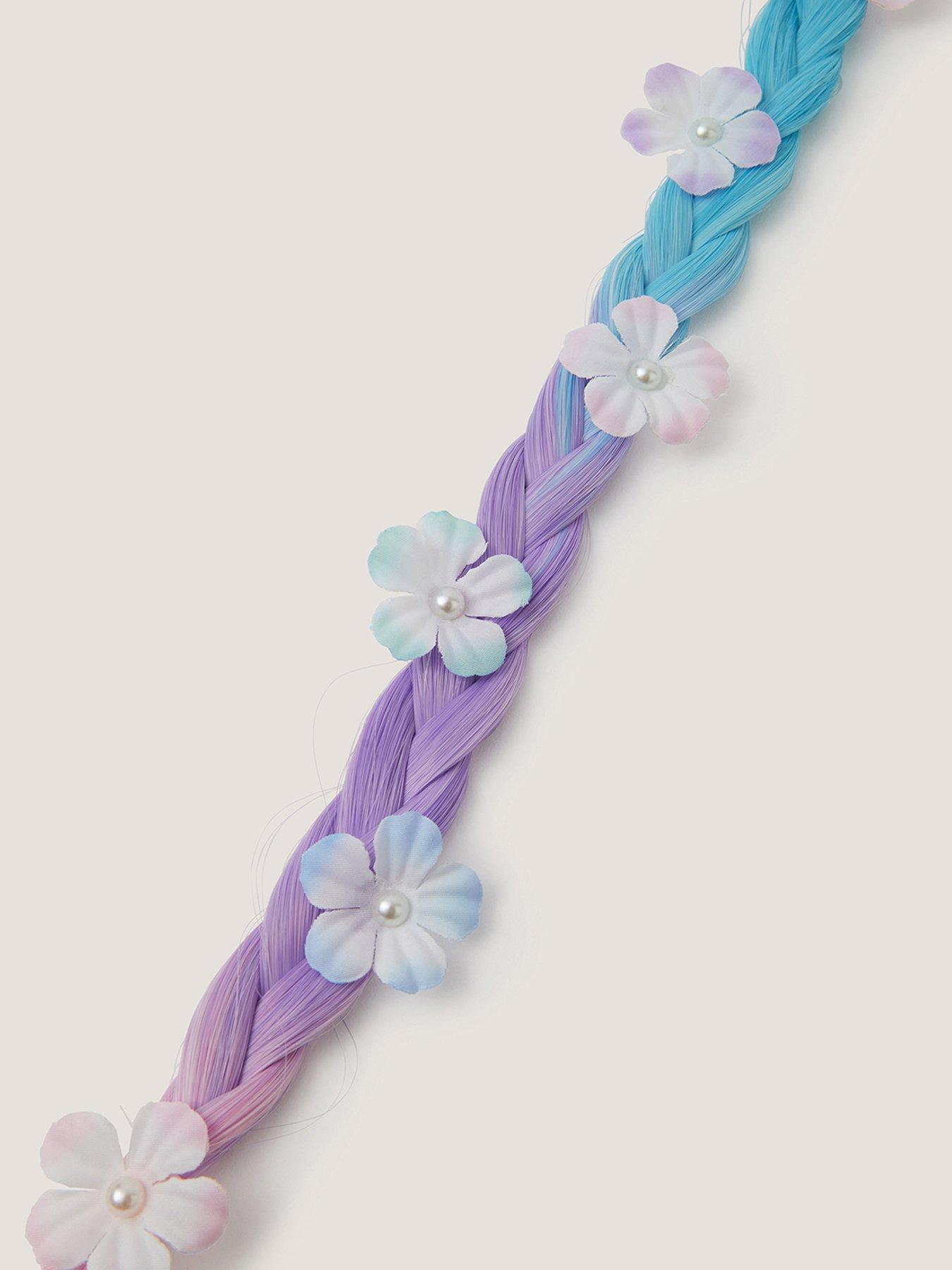 Image 3 of 3 of Monsoon Girls Unicorn Faux Hair Pony - Multi