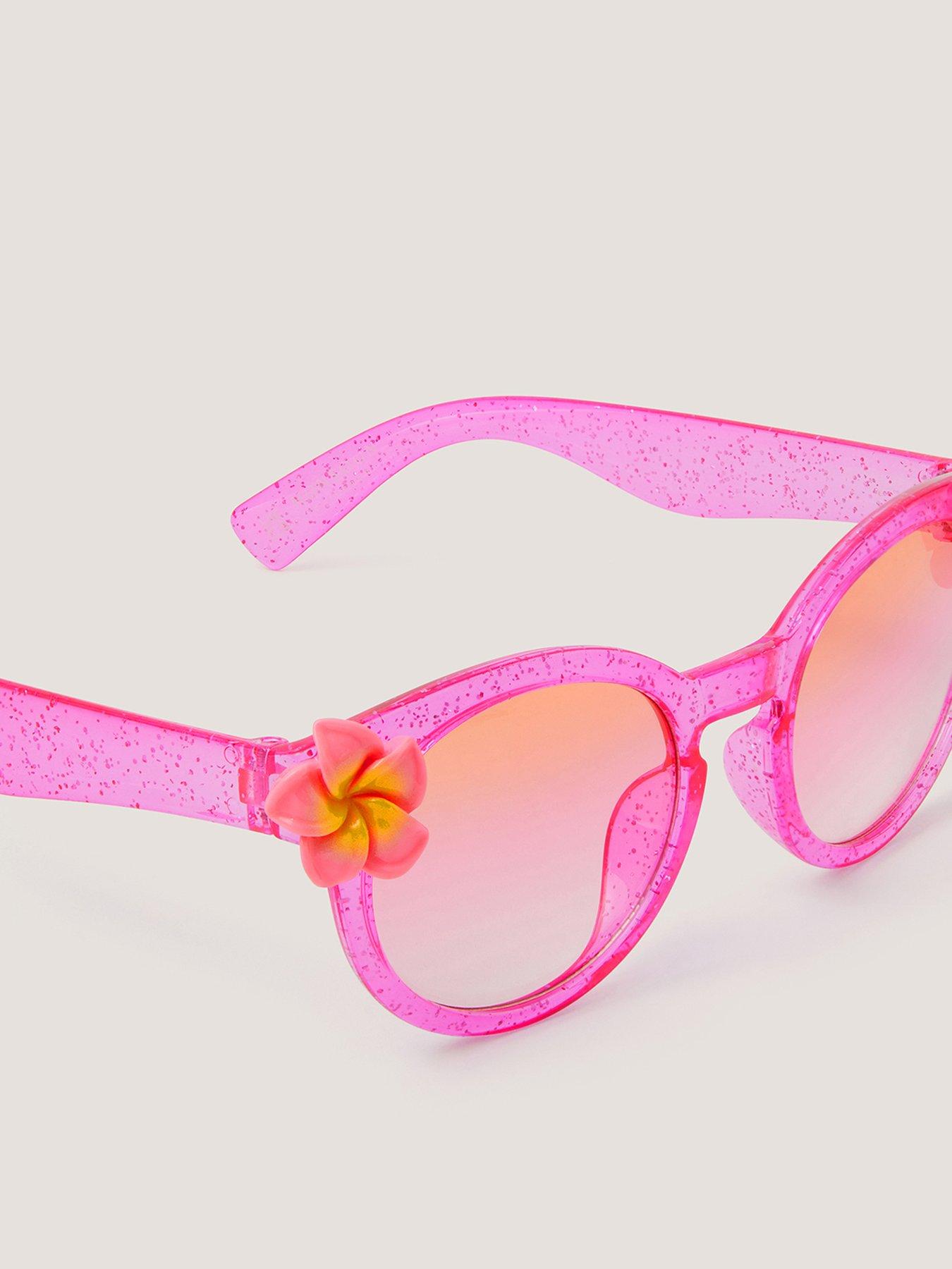 Image 2 of 2 of Monsoon Girls Hibiscus Pink Sunglasses - Pink