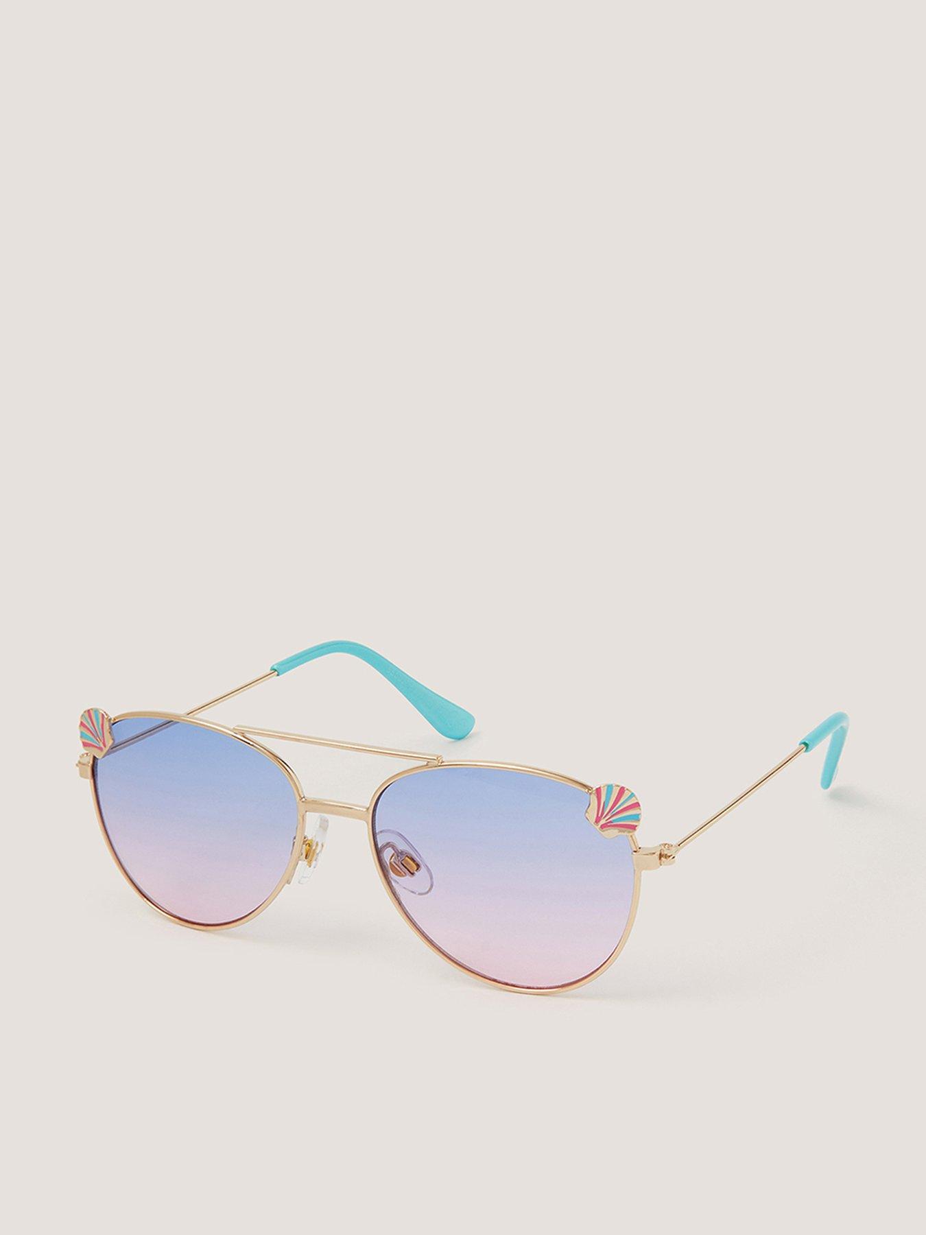 Monsoon Girls Mermaid Aviator Sunglasses - Blue