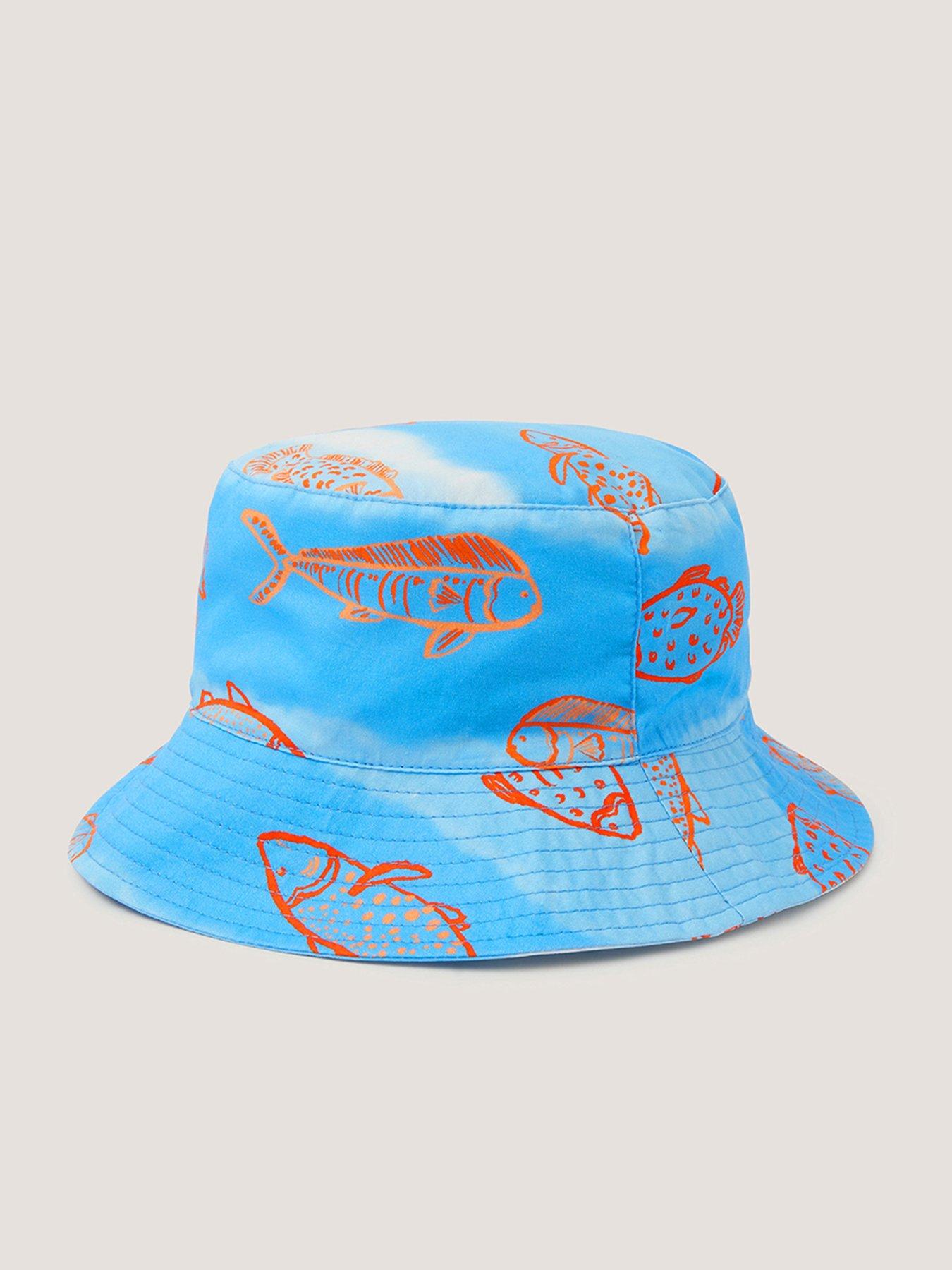 Monsoon Boys Beach Fish Bucket Hat - Blue | Very