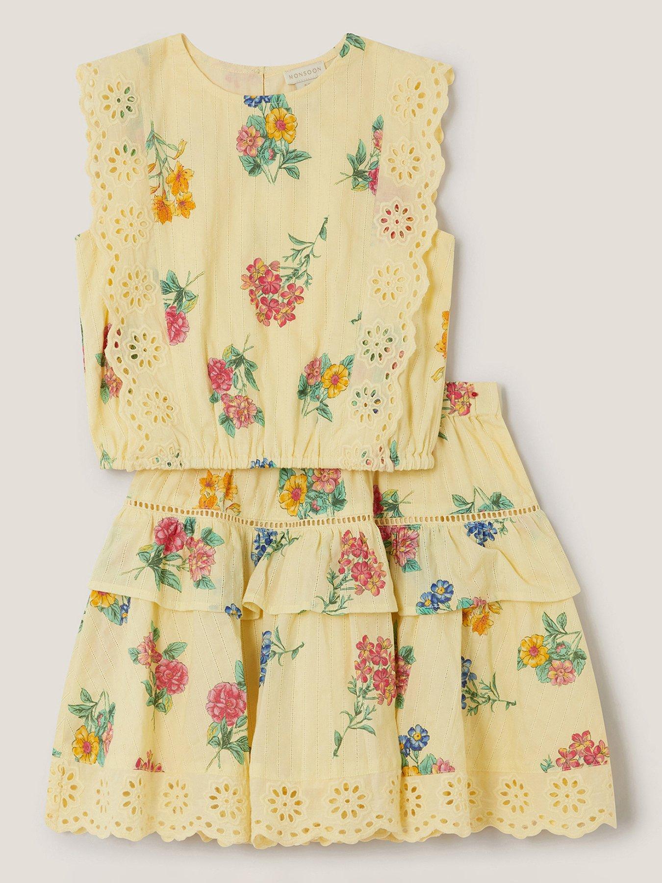 Monsoon Girls Sasha Cluster Set - Yellow