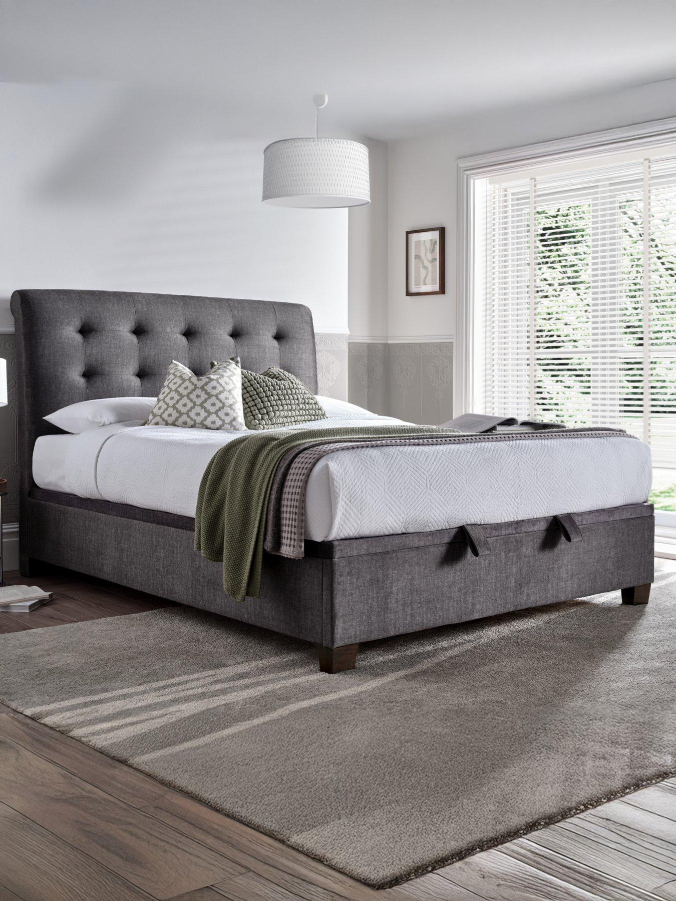 The Very Collection Faroe Double End Lift Up Ottoman Storage Double Bed