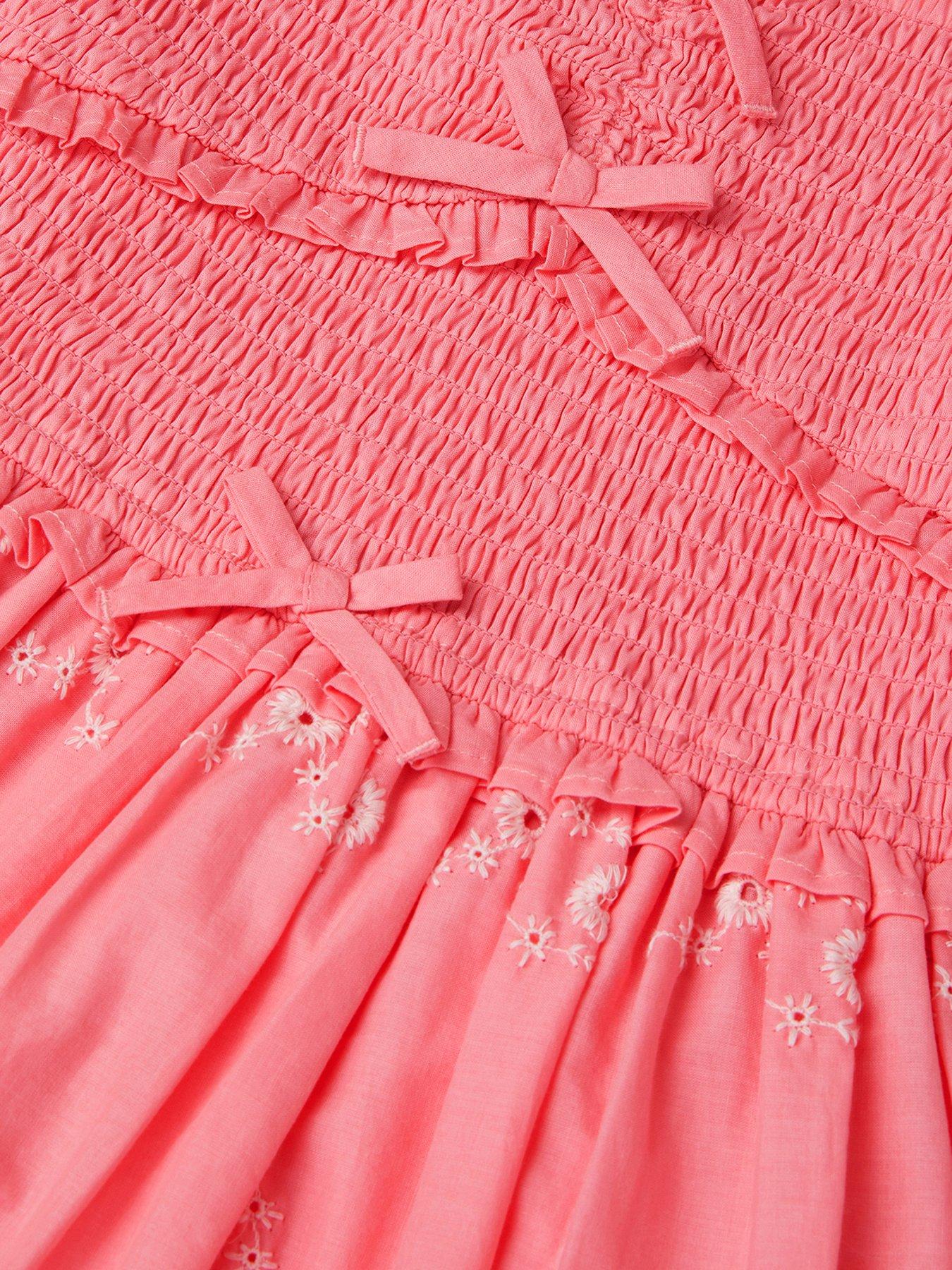 Image 3 of 3 of Monsoon Girls Sweetheart Dress - Pink