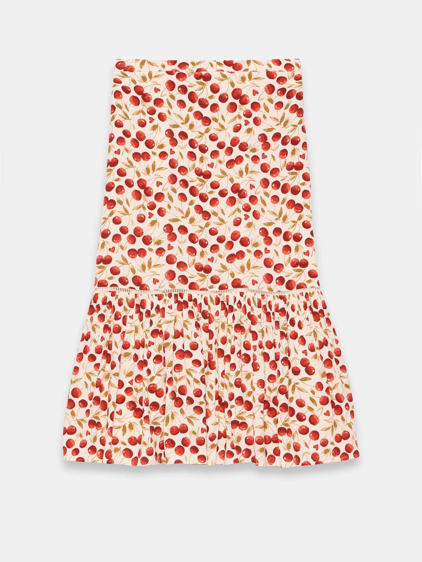 Image 5 of 6 of Mint Velvet Cherubina Print Hem Skirt