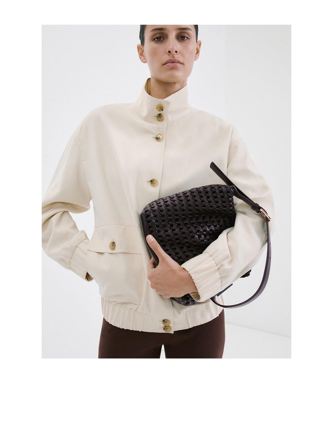Image 1 of 6 of Mango M Trama Bag- Brown