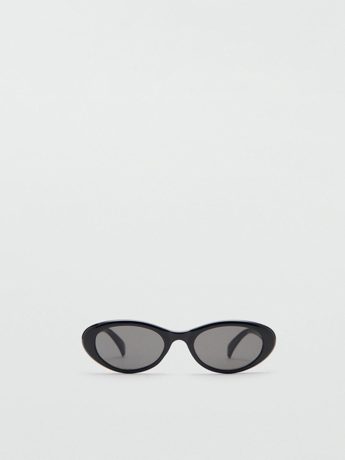 Image 3 of 5 of Mango Resin Frame Sunglasses - Black