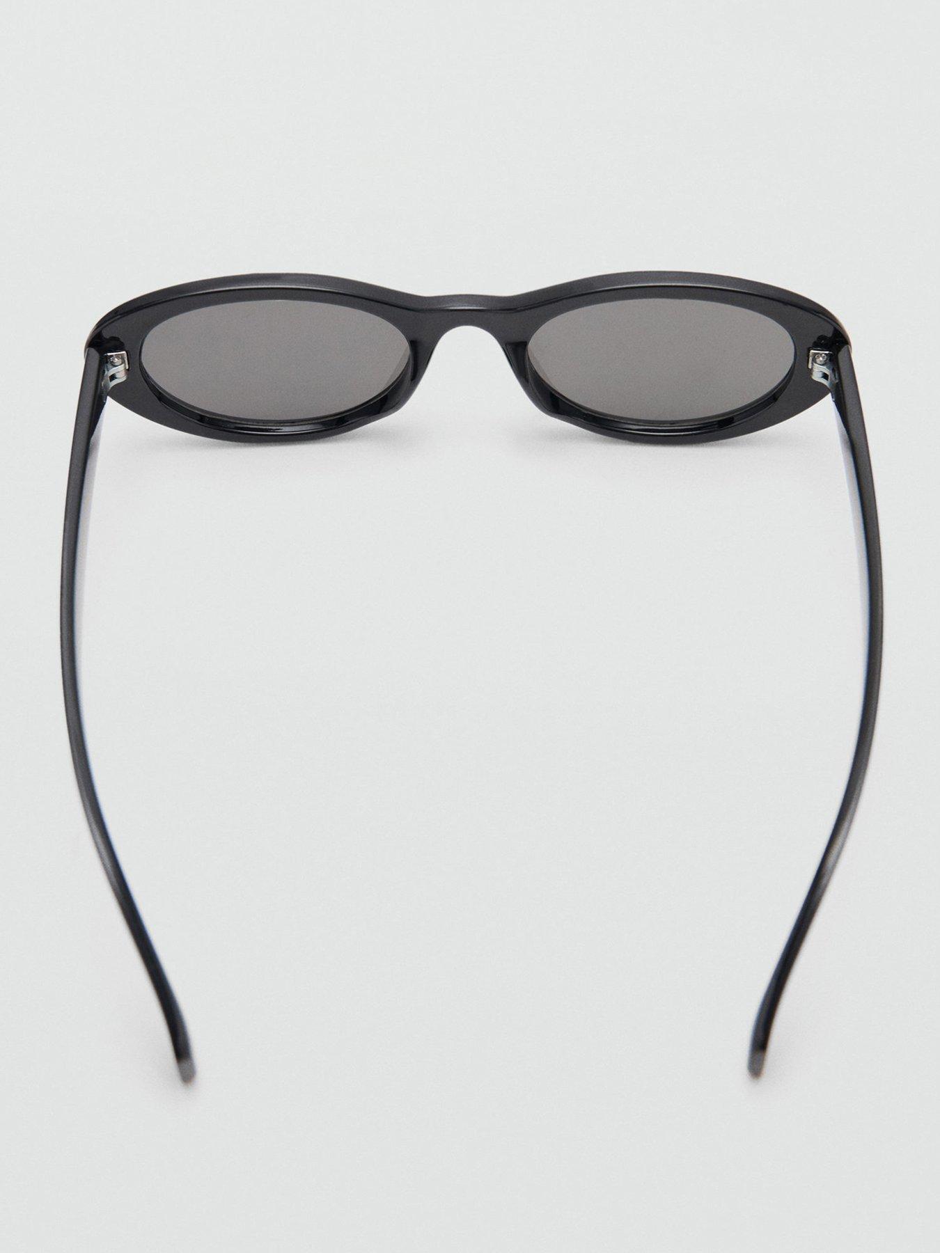 Image 4 of 5 of Mango Resin Frame Sunglasses - Black