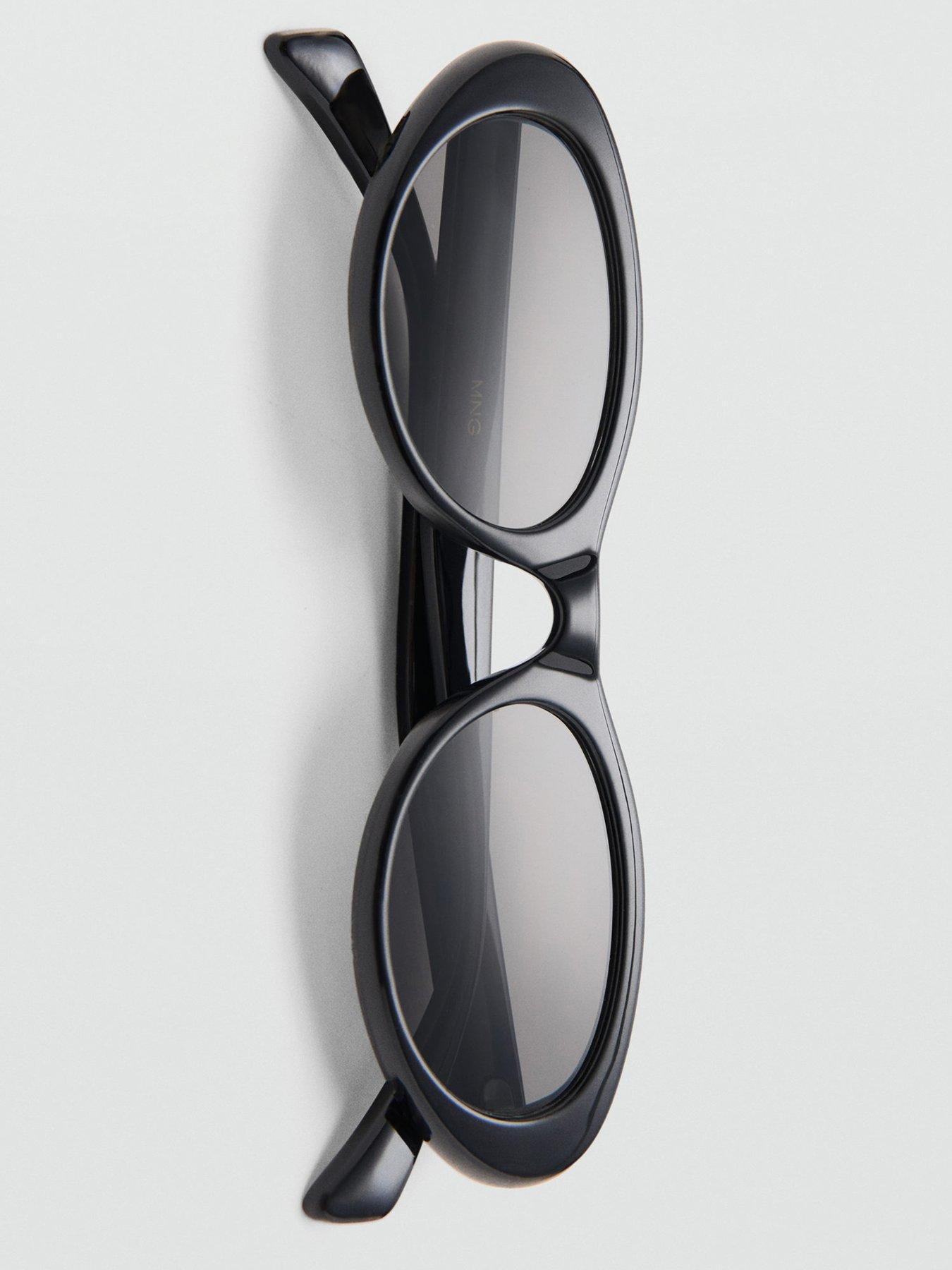 Image 5 of 5 of Mango Resin Frame Sunglasses - Black