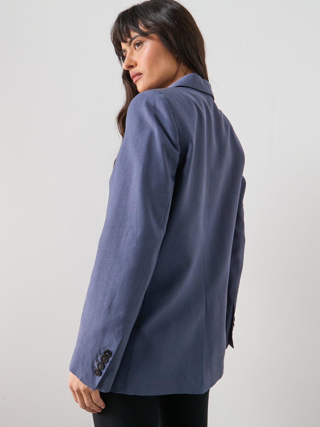 Image 2 of 6 of Mango Straight-fit Lyocell Suit Jacket