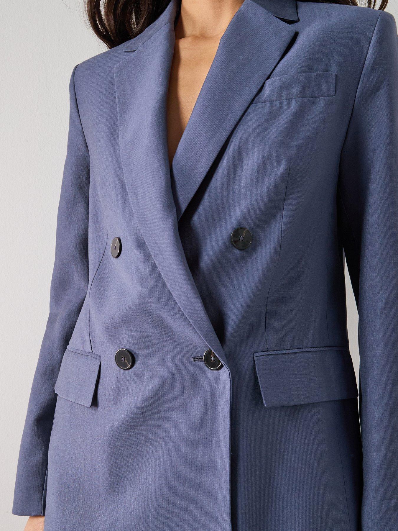 Image 4 of 6 of Mango Straight-fit Lyocell Suit Jacket
