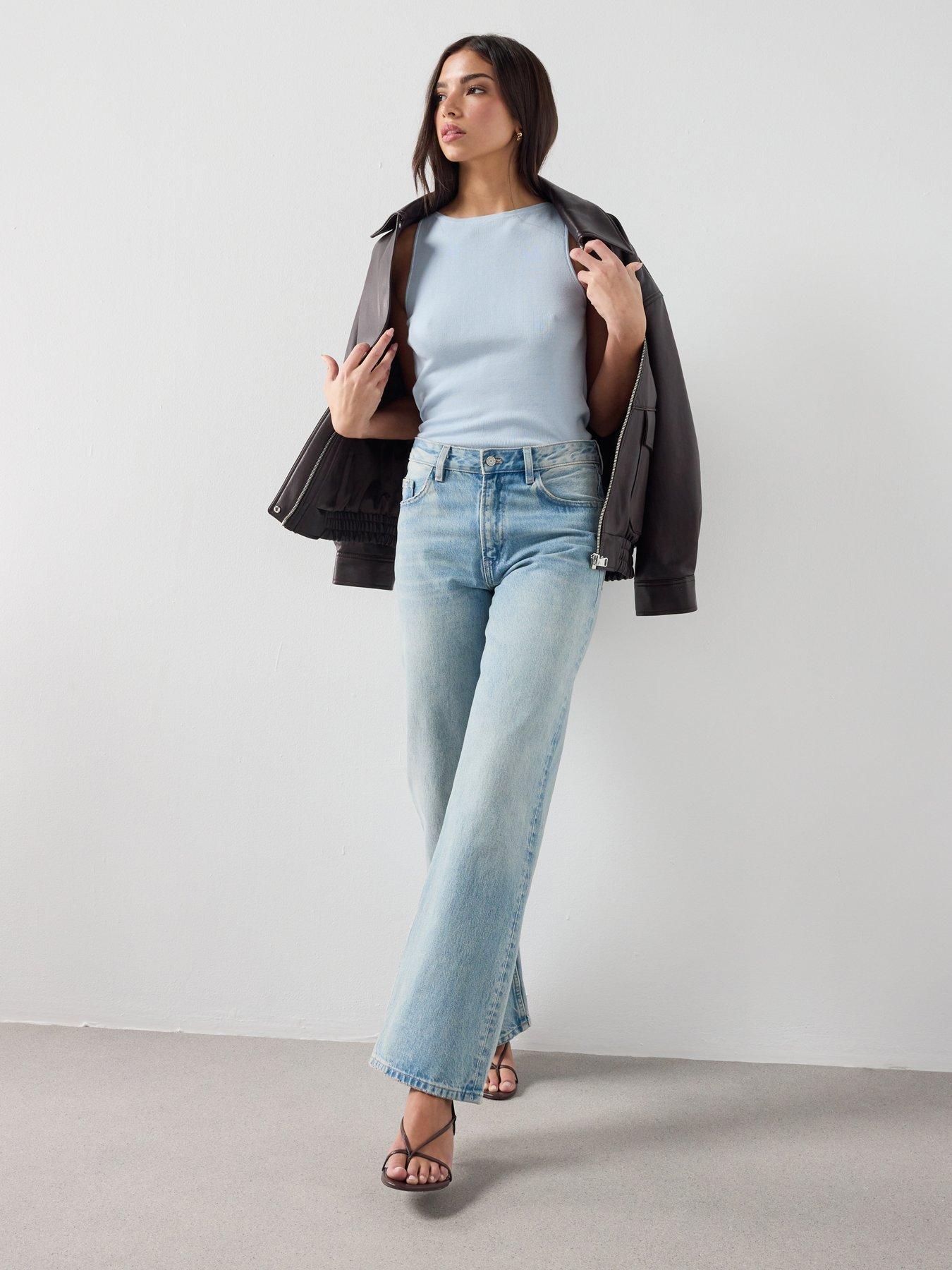 Image 3 of 6 of Mango Fine-knit Top - Blue
