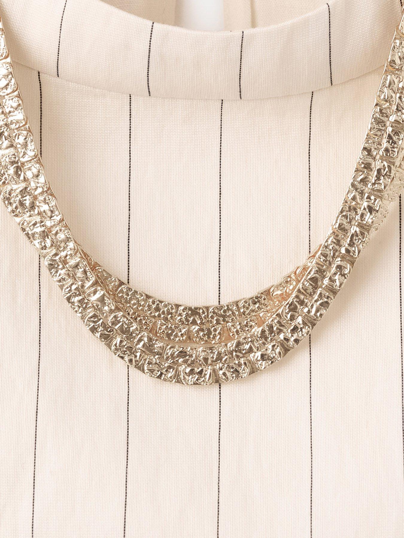 Image 5 of 7 of Mango Chain Detail Top - Off White