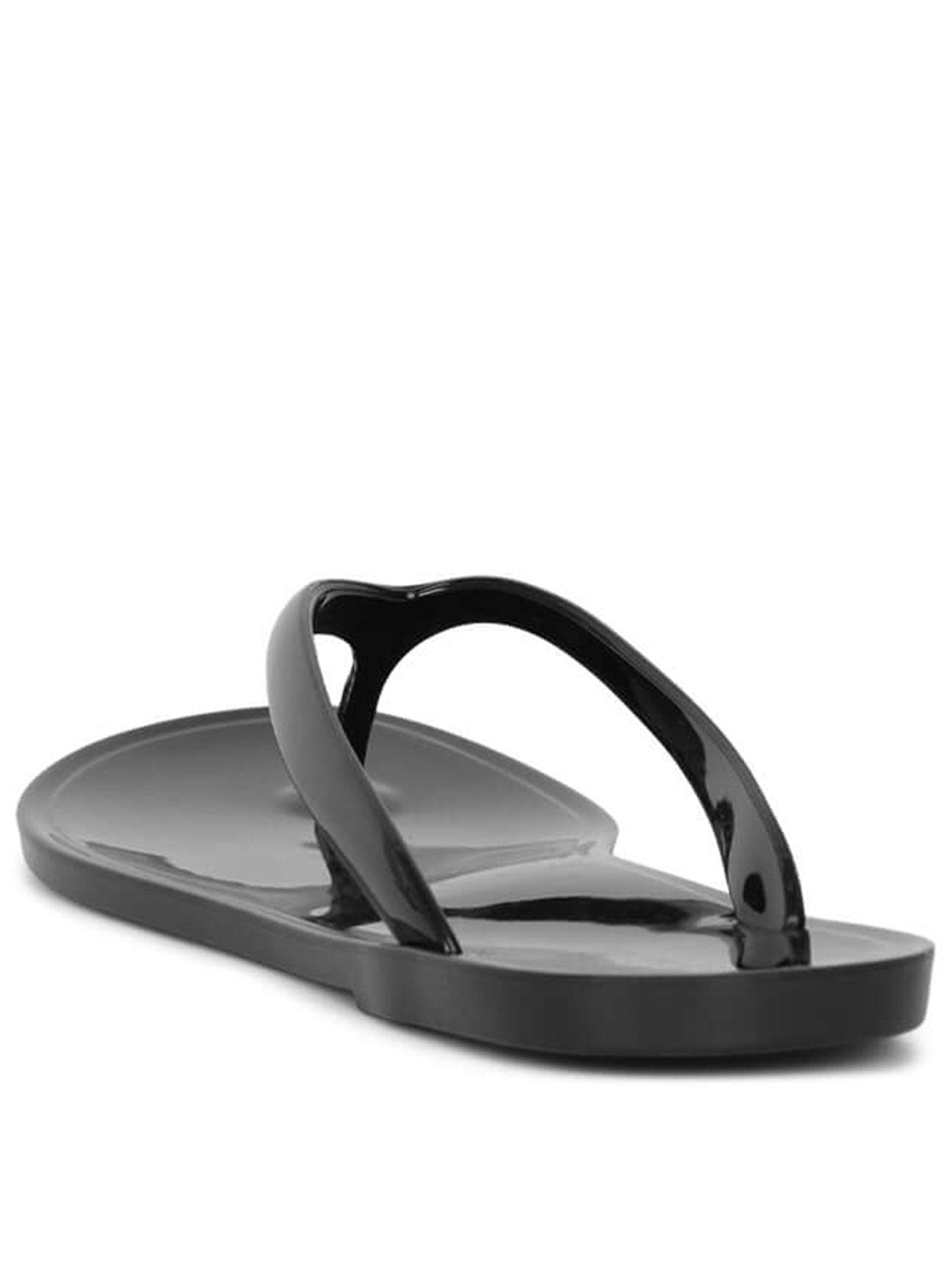Image 3 of 4 of Jeffrey Campbell Beach-Day Flip Flops - Black