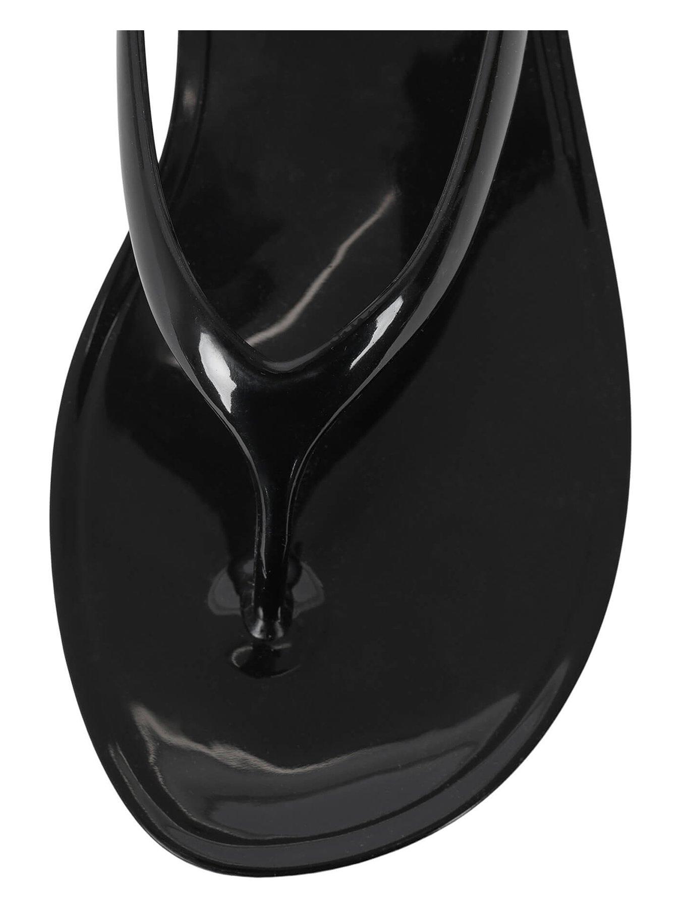 Image 4 of 4 of Jeffrey Campbell Beach-Day Flip Flops - Black