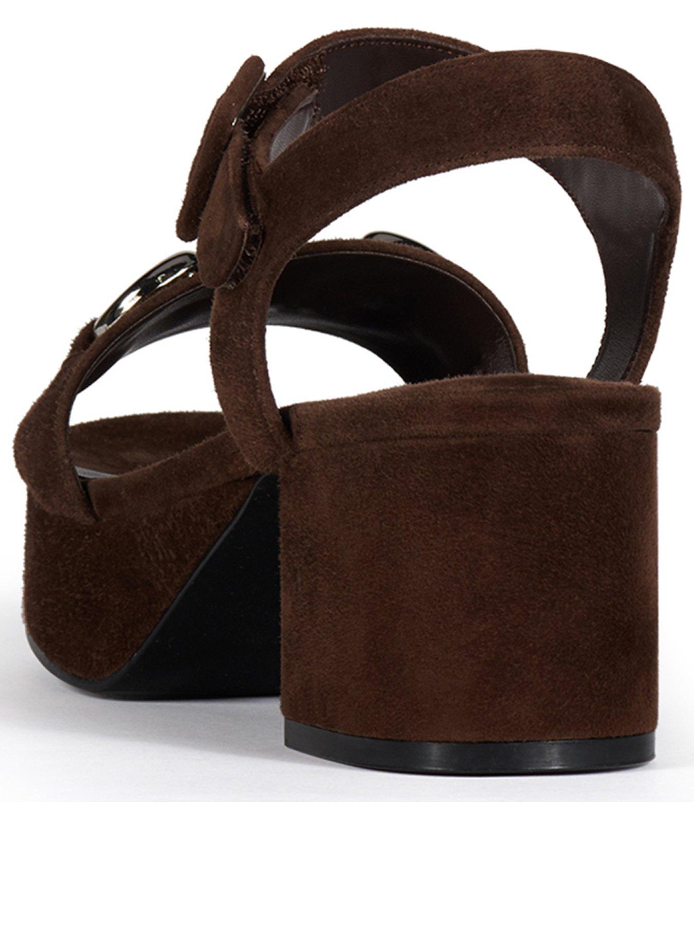 Image 3 of 4 of Jeffrey Campbell Timeless Heeled Sandals - Espresso