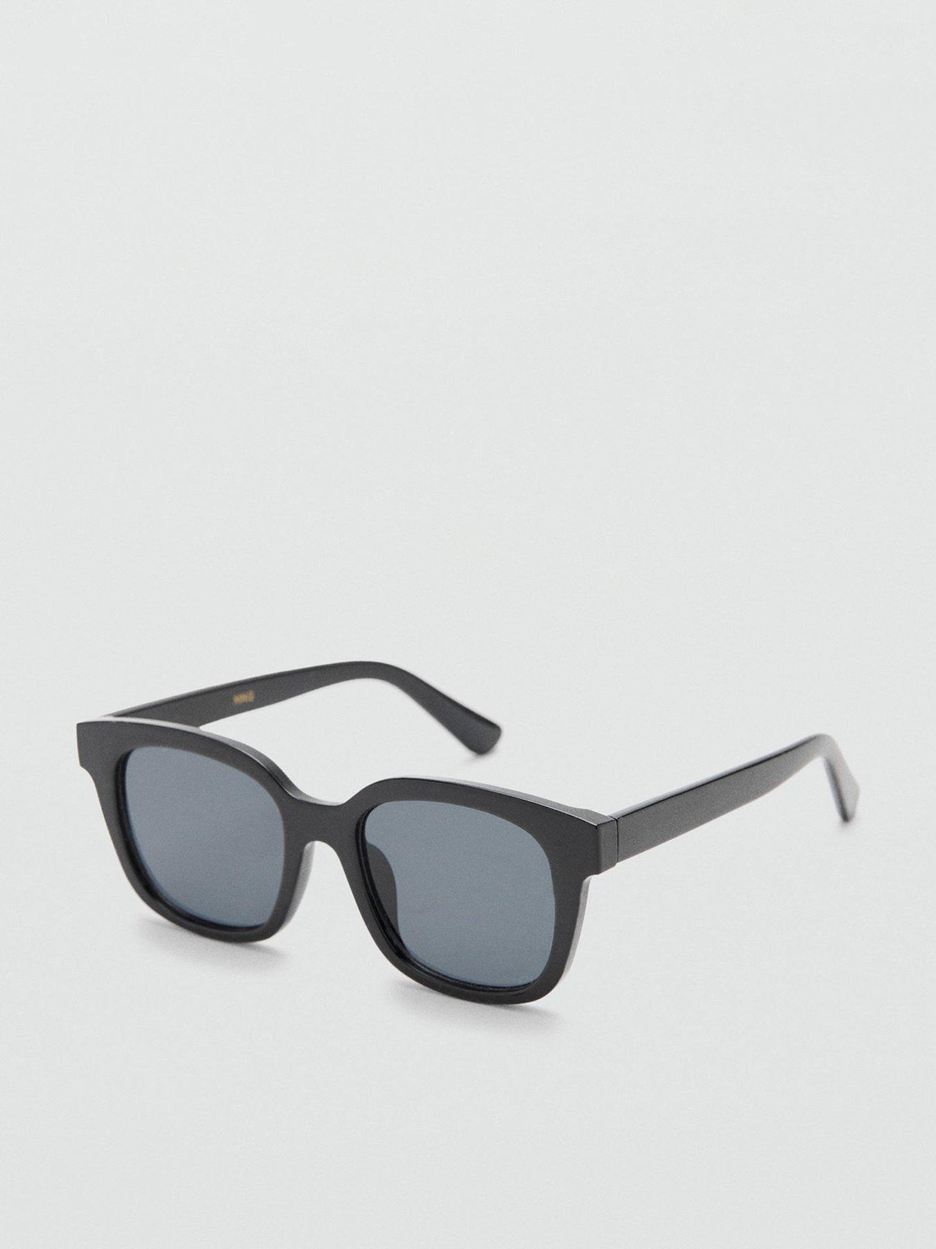 mango-squared-frame-sunglasses-black