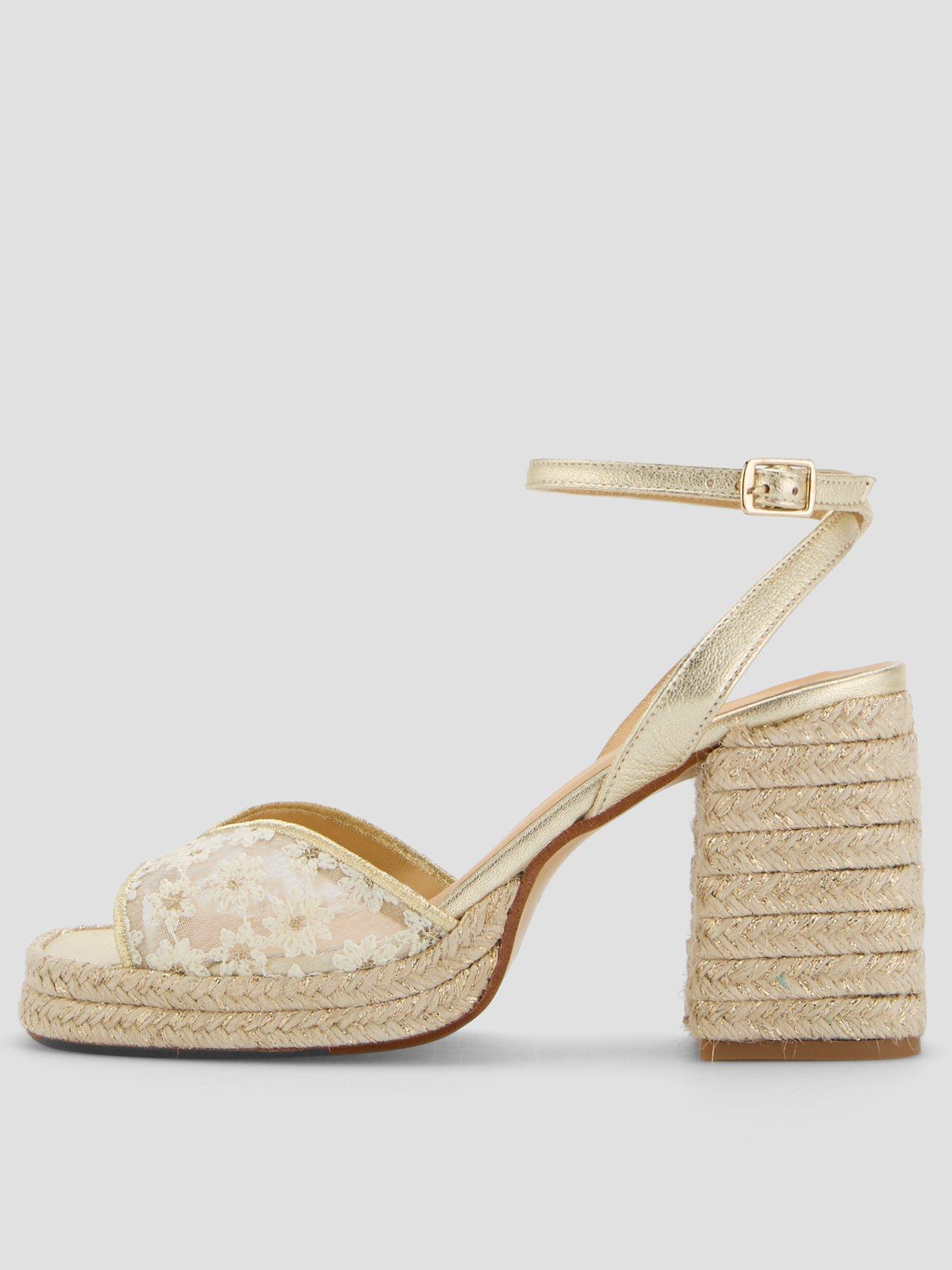 Castaner Women's Heeled Sandals - Blanco Oro - 7 (40) - Image 3
