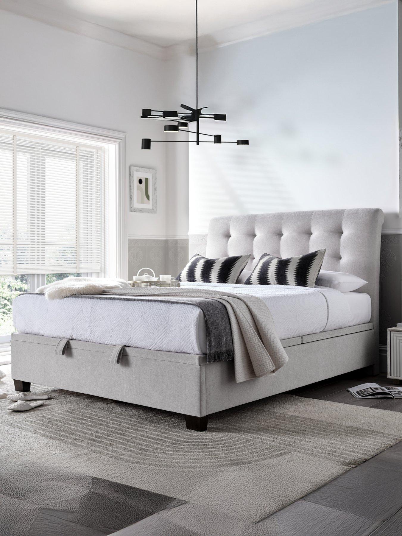 The Very Collection Faroe Double End Lift Up Ottoman Storage Double Bed