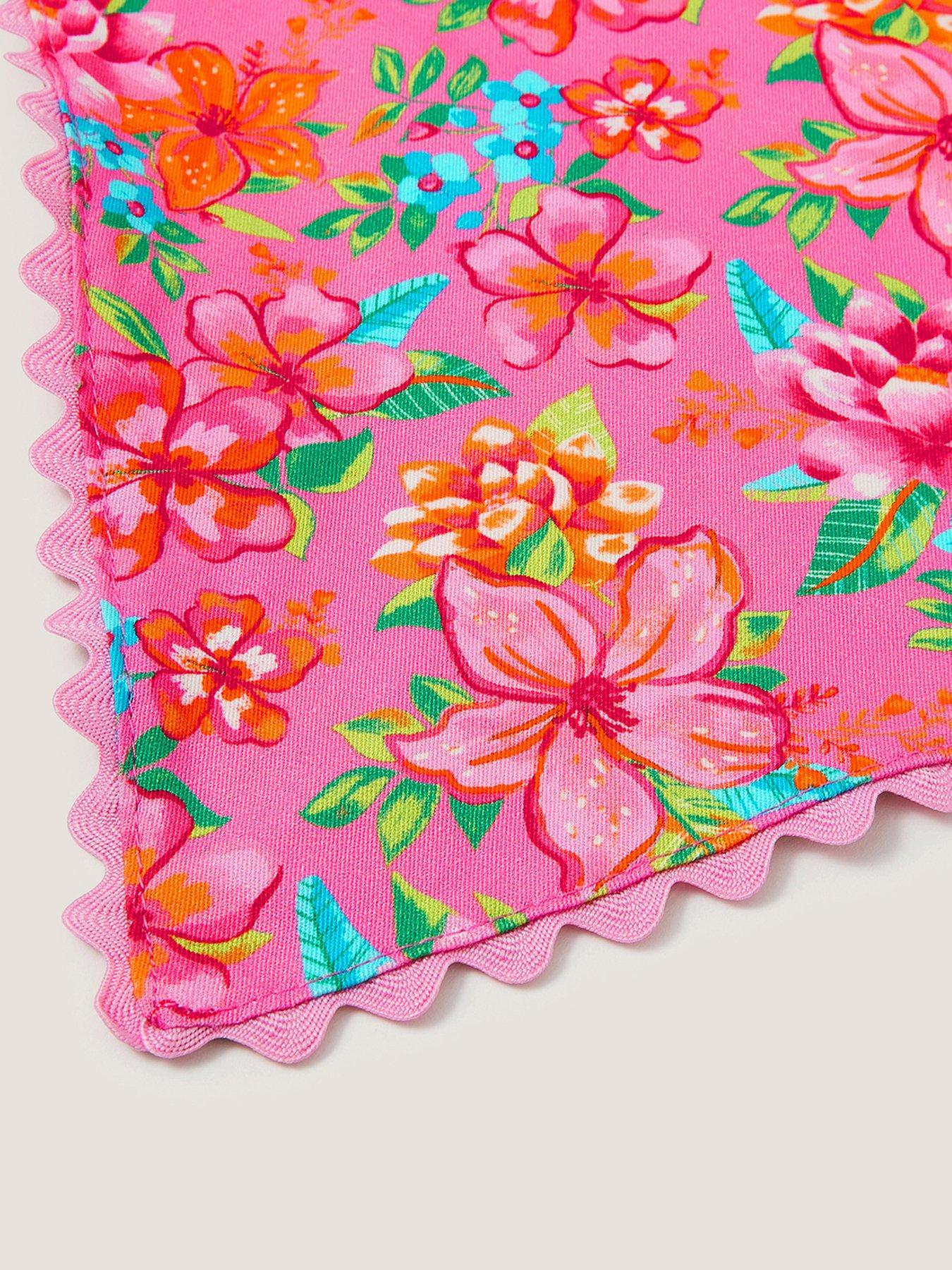 Image 3 of 5 of Monsoon Girls Tropical Head Scarf - Multi