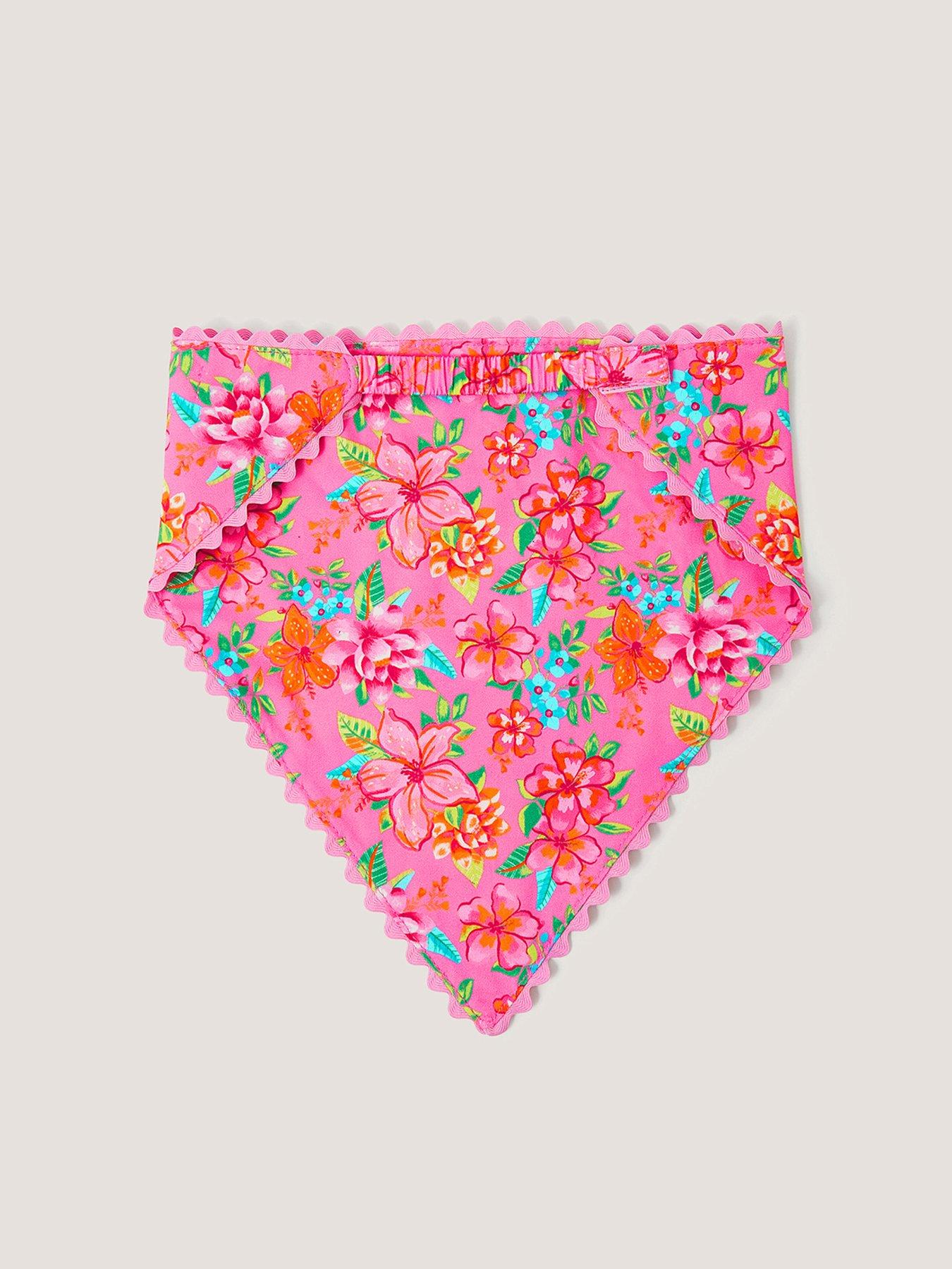 Image 4 of 5 of Monsoon Girls Tropical Head Scarf - Multi
