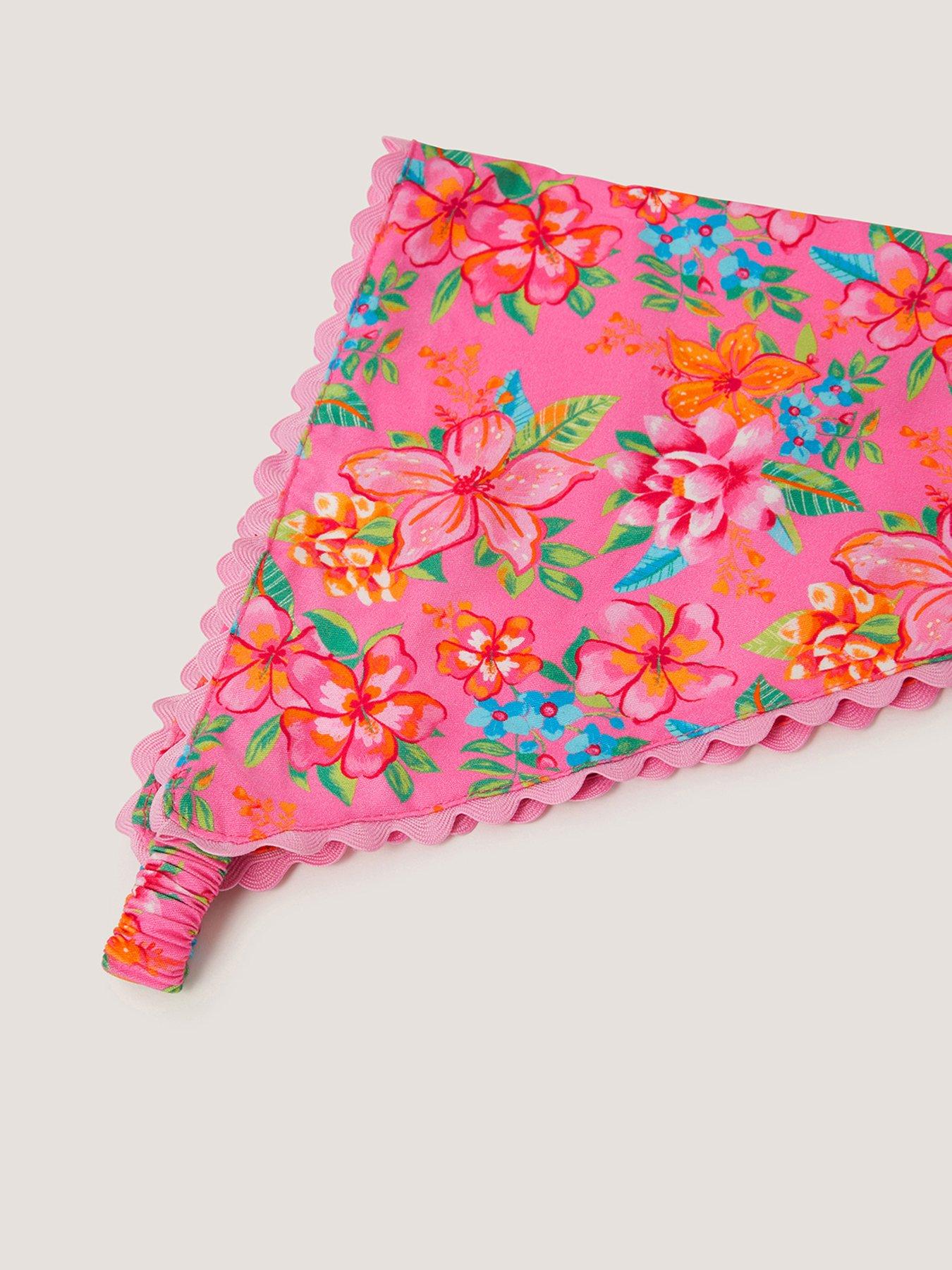 Image 5 of 5 of Monsoon Girls Tropical Head Scarf - Multi