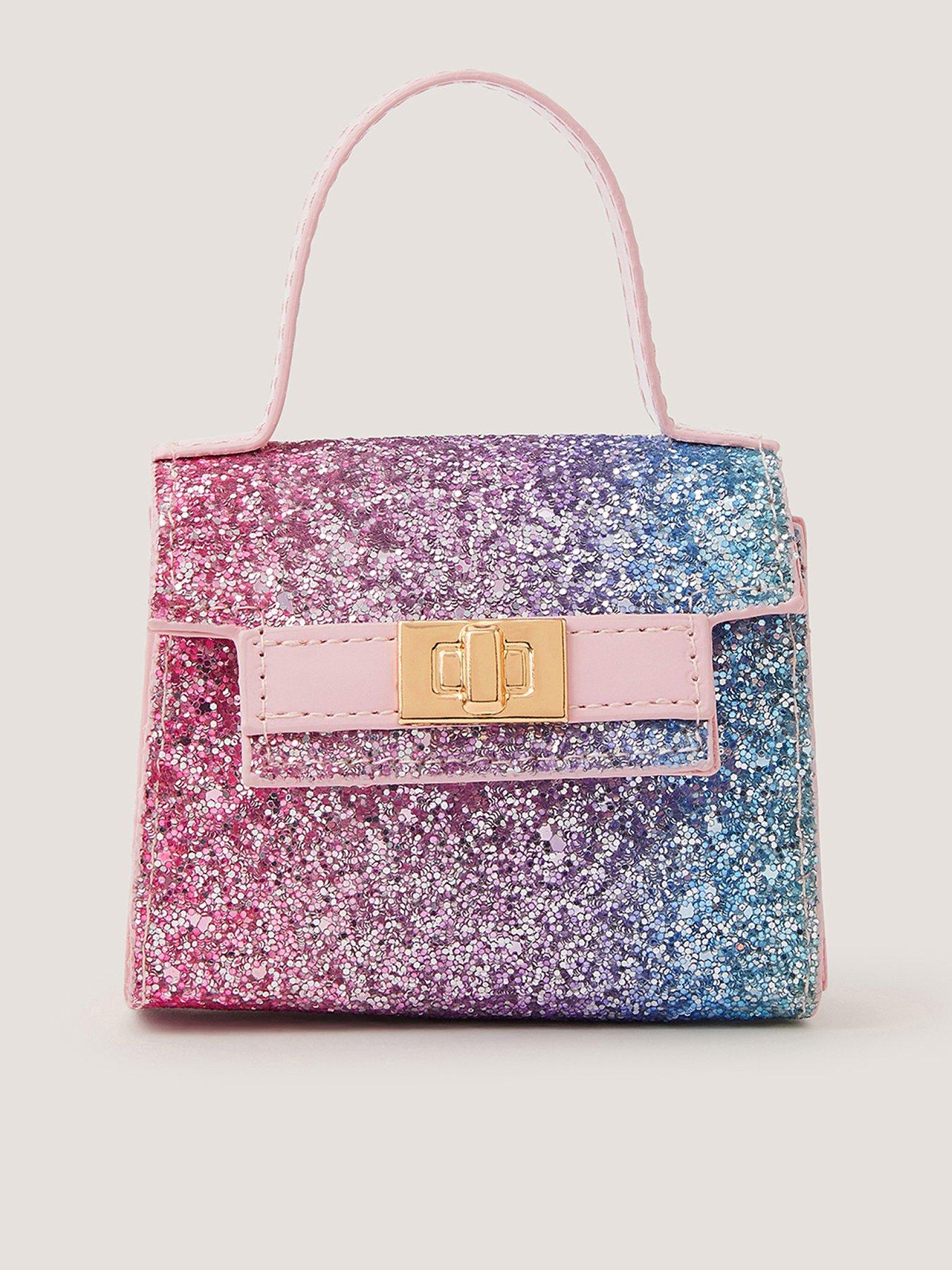 Image 1 of 4 of Monsoon Girls Ombre Sparkle Bag - Multi