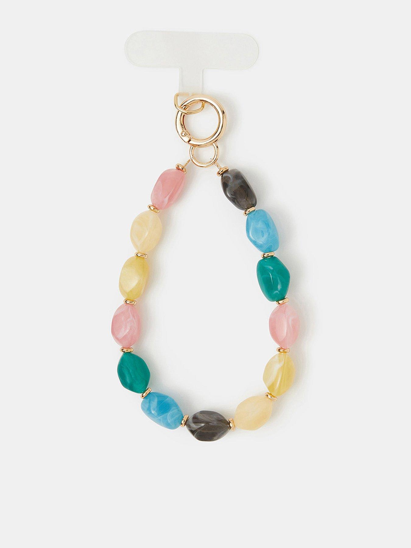Accessorize Resin Bead Wrist Phone Strap