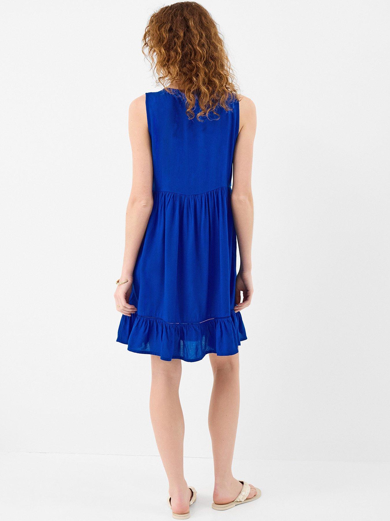 Image 2 of 4 of Accessorize Strapless Ruffle Mini Dress