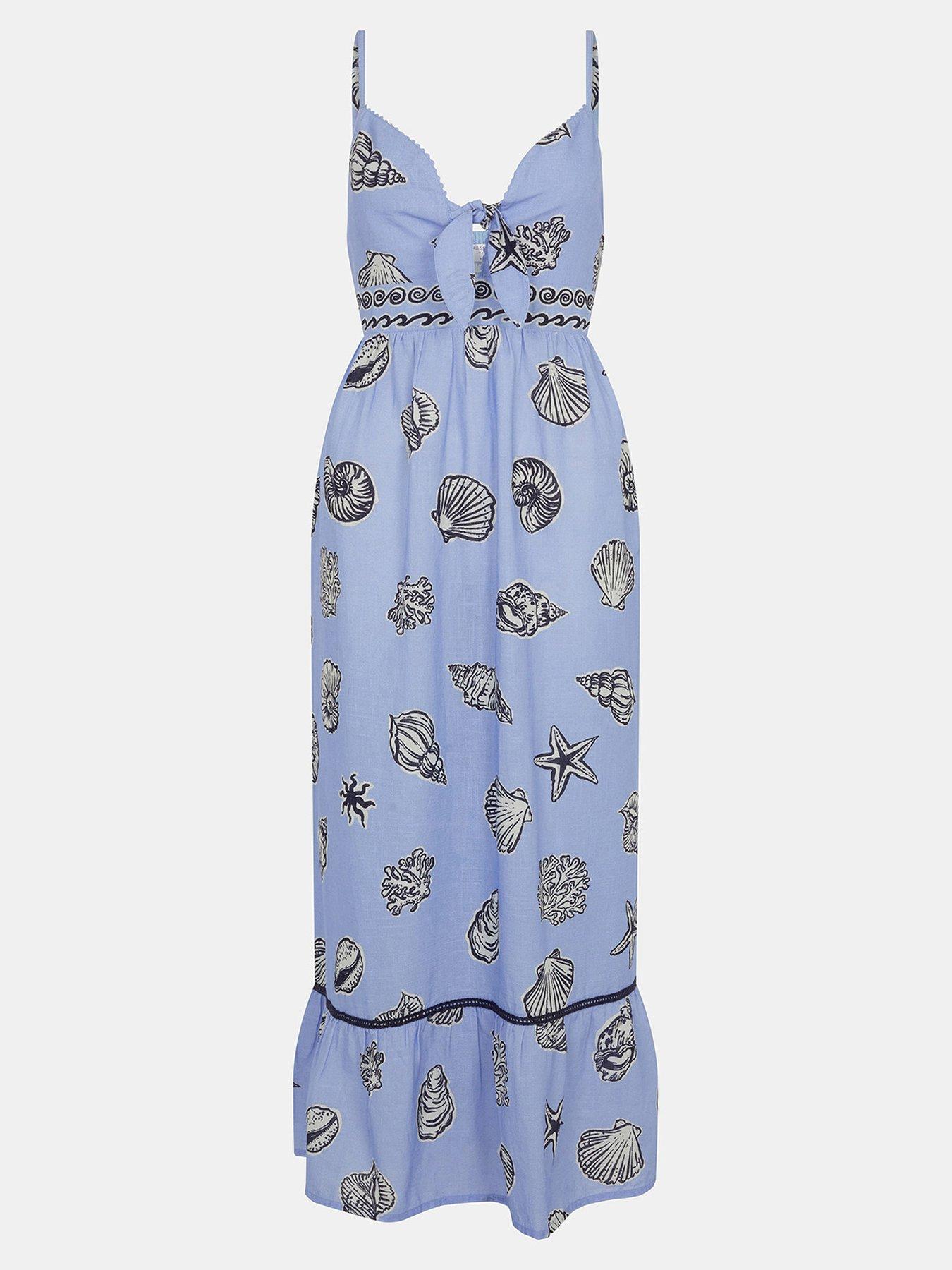 Accessorize Shell Print Midi Dress | Very