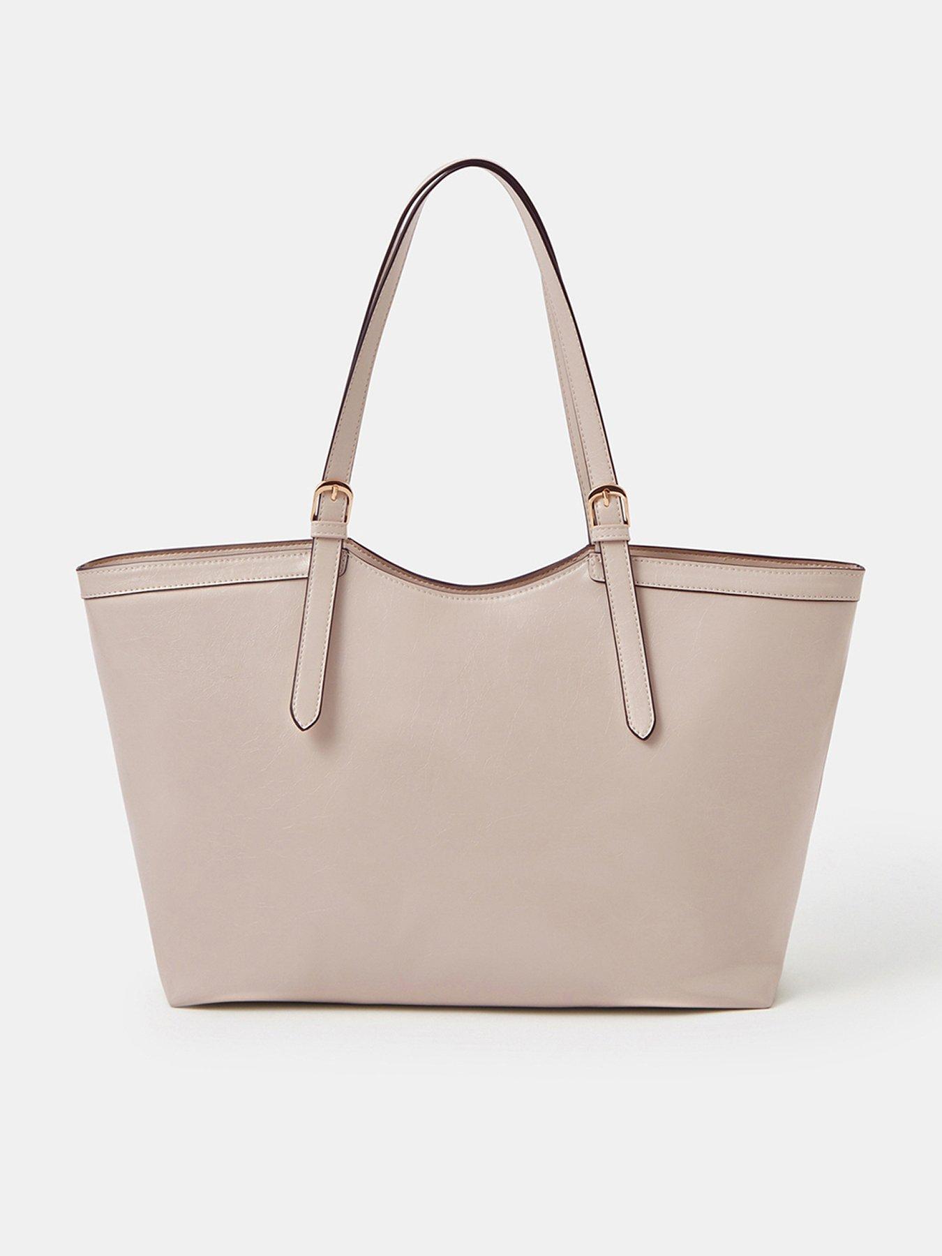 Image 1 of 4 of Accessorize Large Buckle Tote Bag