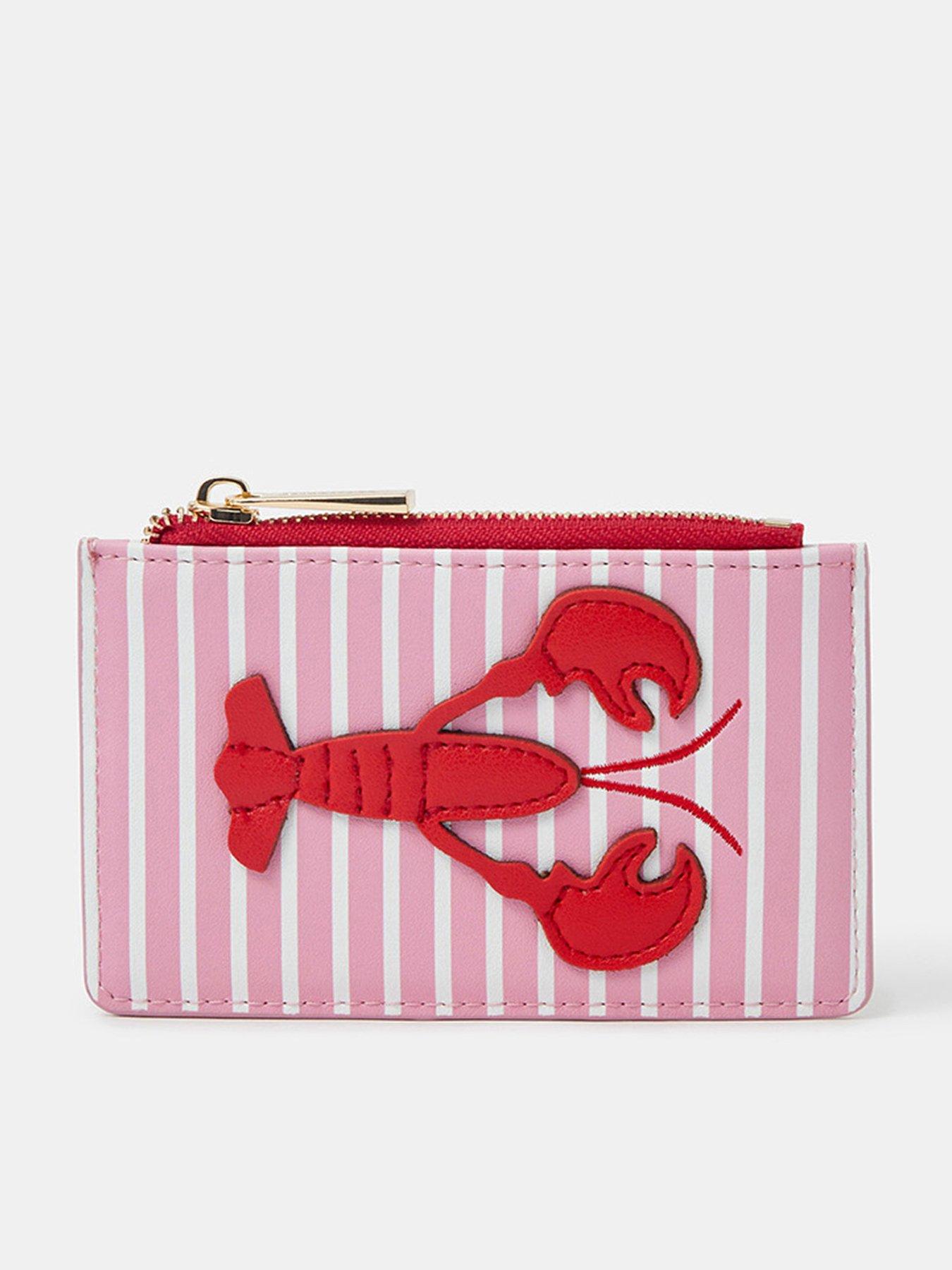 Accessorize Lobster Stripe Card Holder