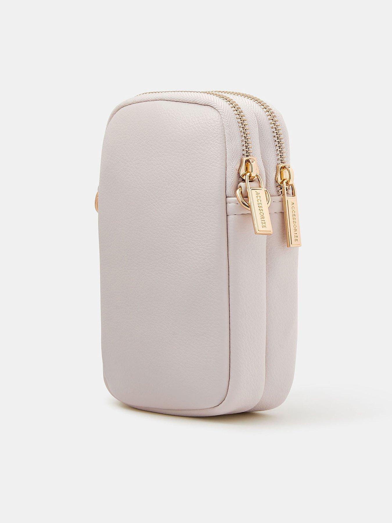 Image 3 of 5 of Accessorize Floral Embroidered Phone Bag