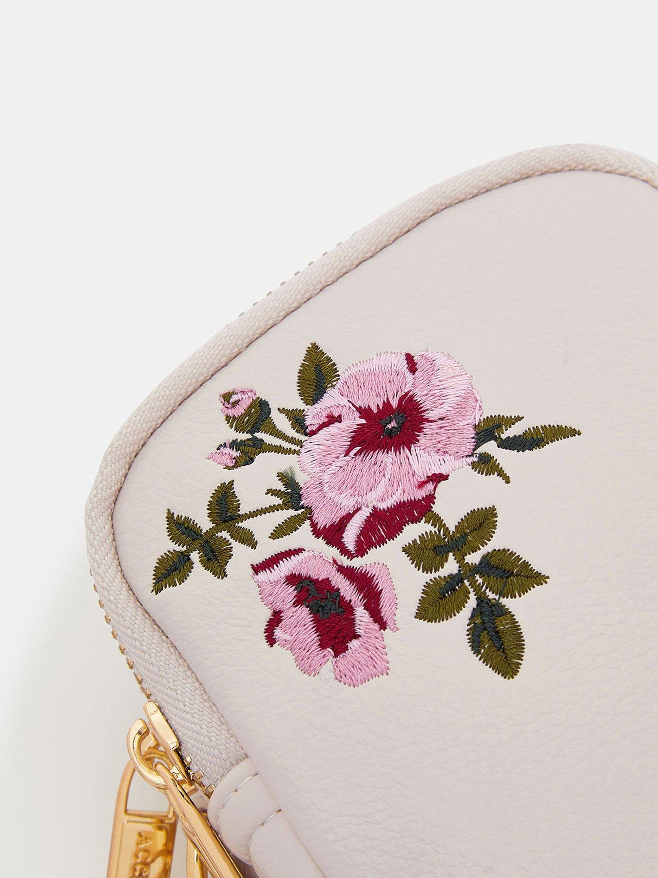 Image 5 of 5 of Accessorize Floral Embroidered Phone Bag