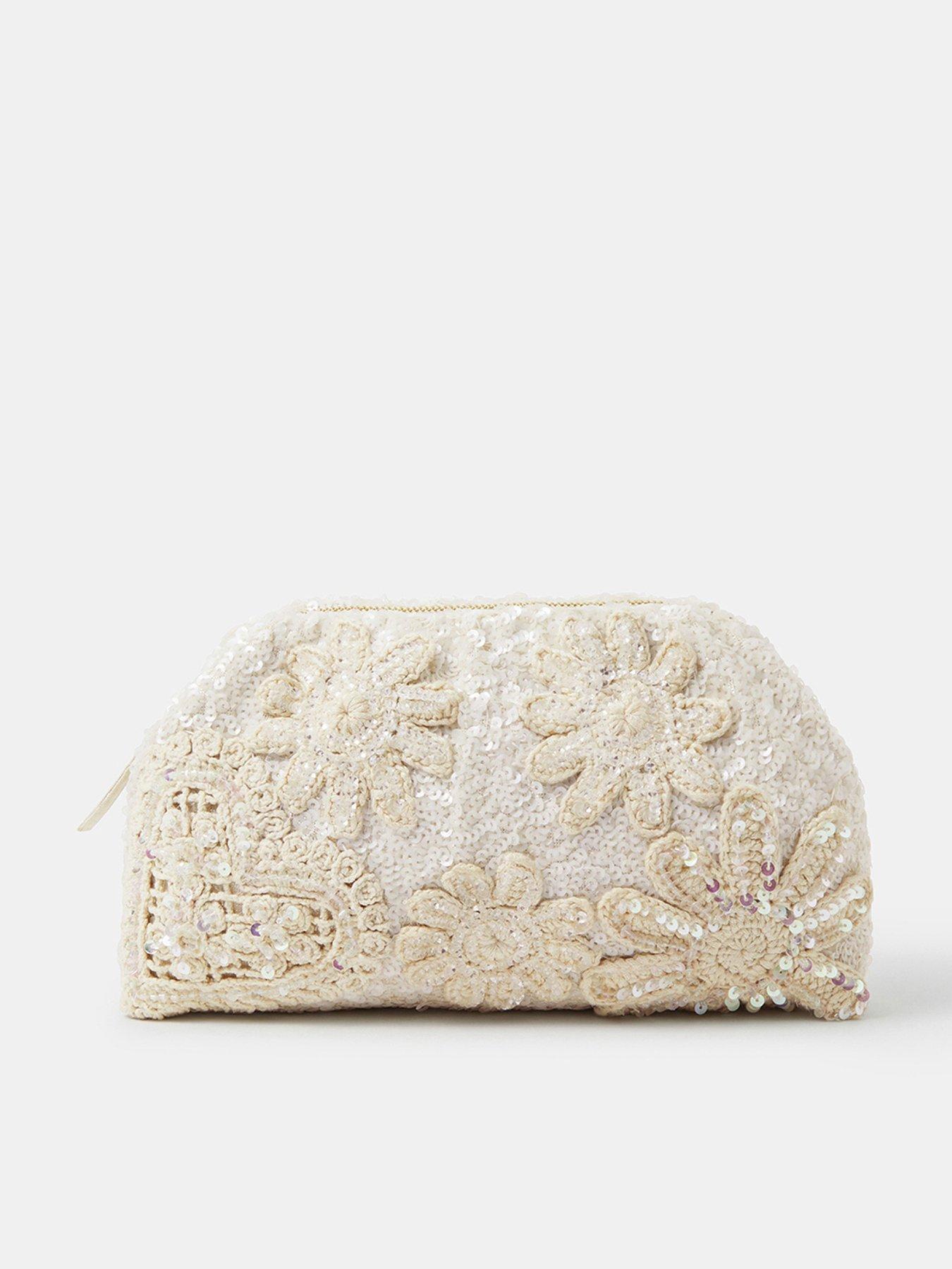 accessorize-macrame-sequin-clutch-bag