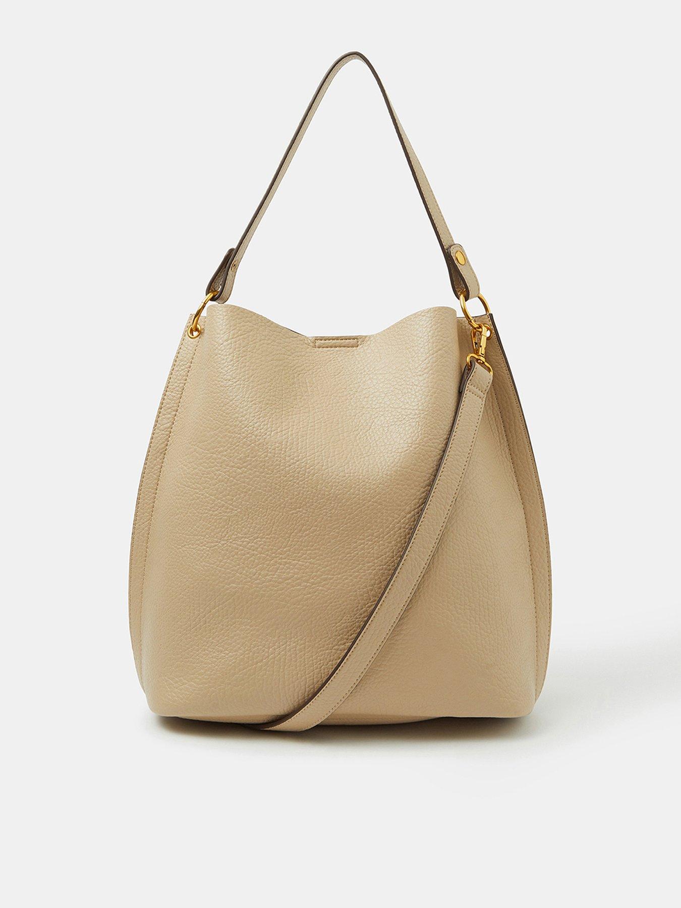 Accessorize Faux Leather Bucket Bag