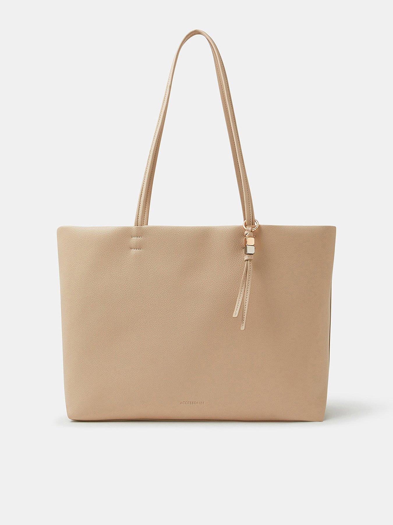 Accessorize Charm Faux Leather Tote Bag