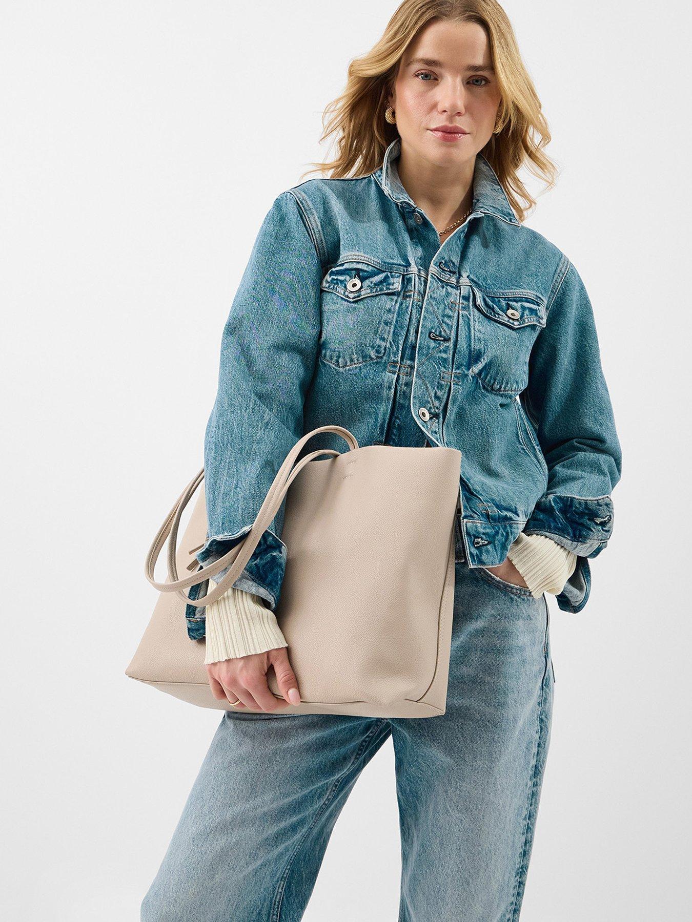 Image 2 of 5 of Accessorize Charm Faux Leather Tote Bag