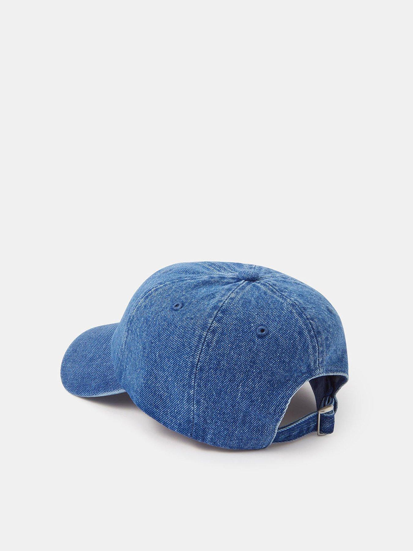 Image 3 of 4 of Accessorize Heart Denim Baseball Cap
