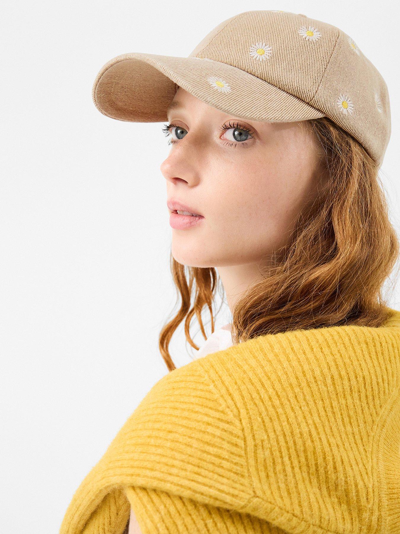 Image 2 of 4 of Accessorize Daisy Embroidered Baseball Cap