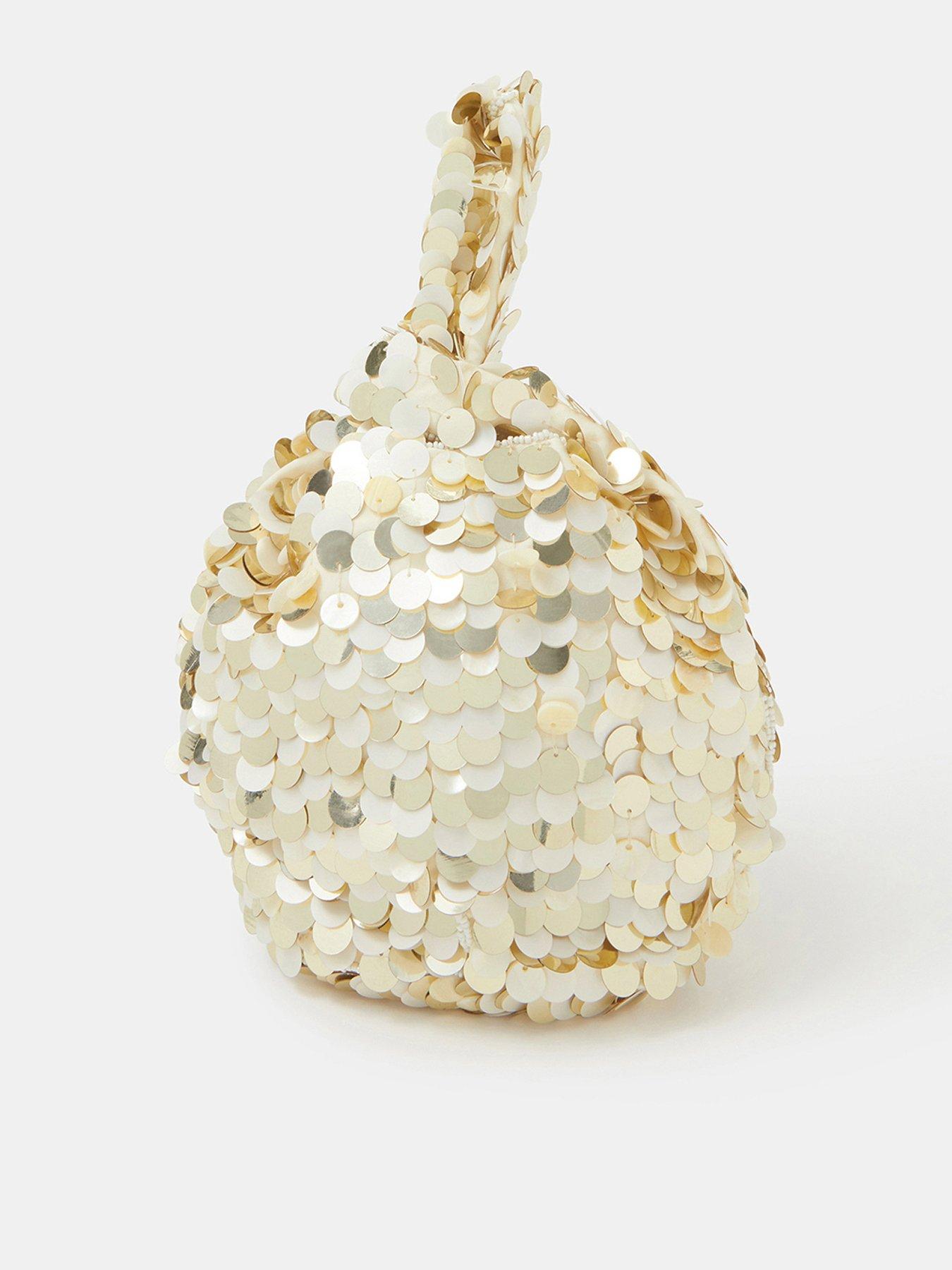 Accessorize Sequin Wristlet Bag