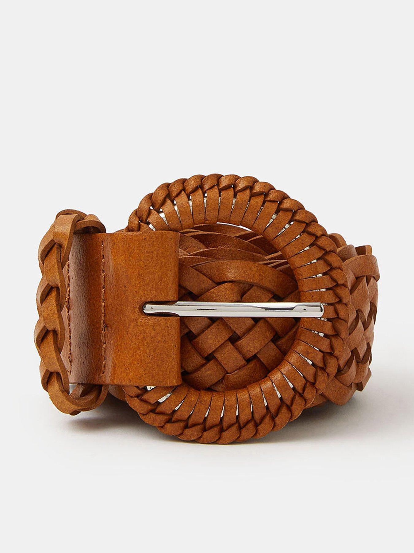 Accessorize Plaited Leather Belt