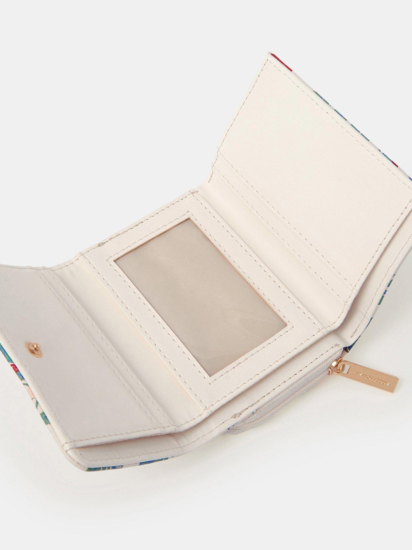 Image 3 of 3 of Accessorize Strawberry Print Tri-fold Purse