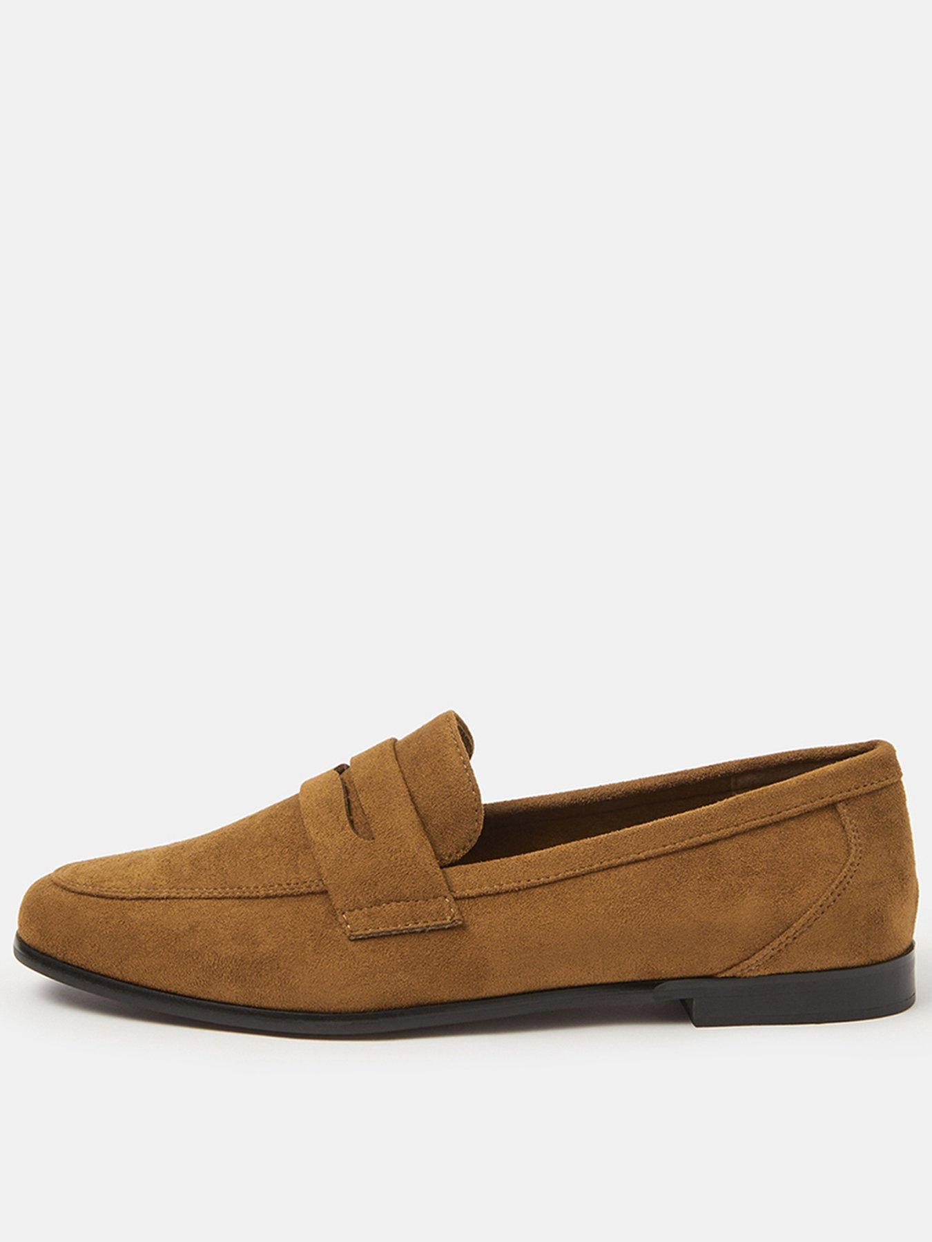 Image 1 of 4 of Accessorize Suedette Loafers