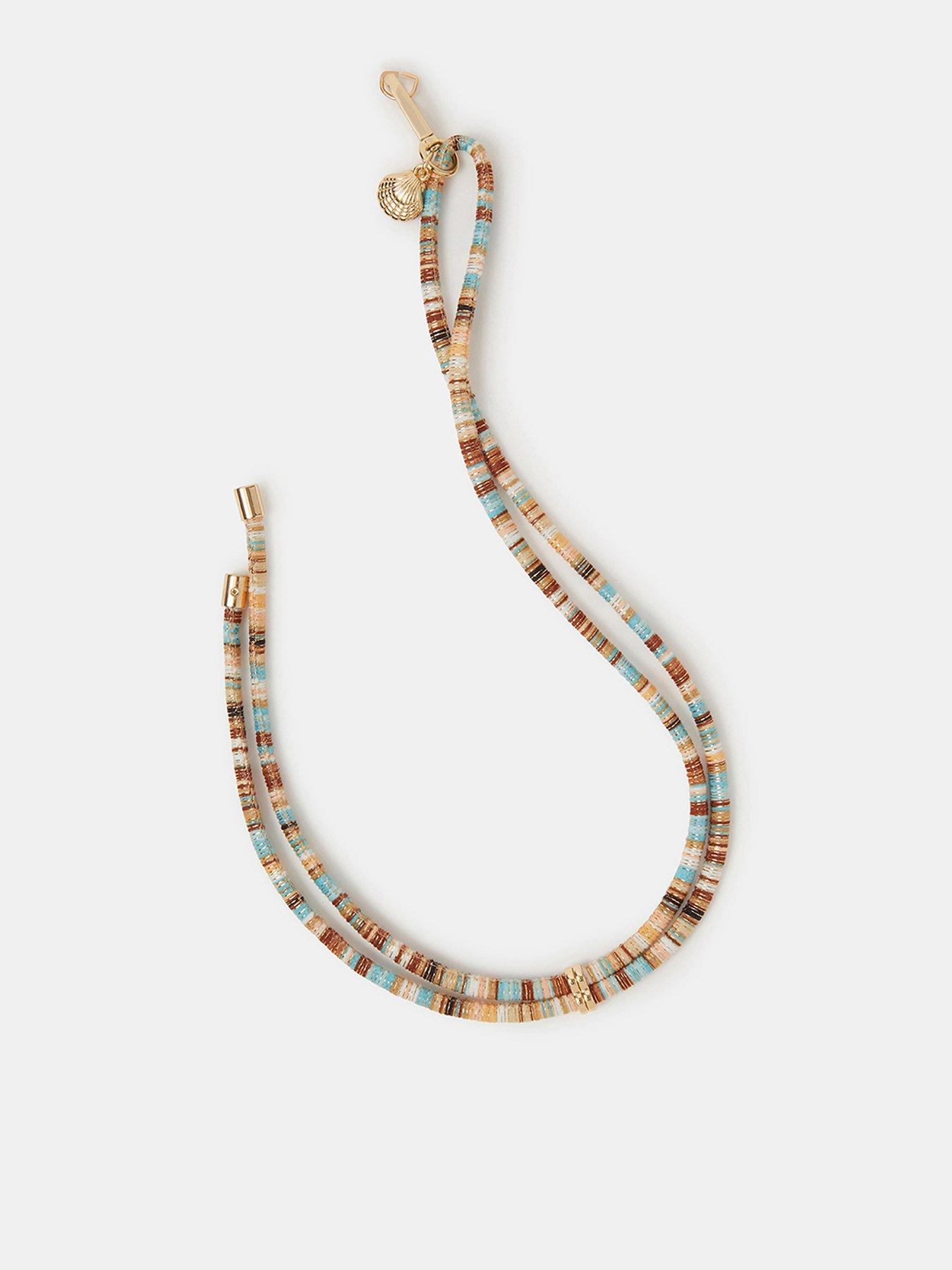 Accessorize Shell Charm Phone Strap