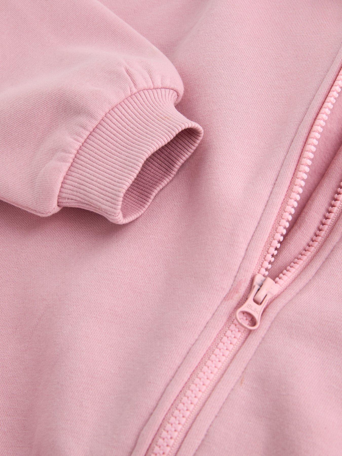 Image 3 of 5 of The Very Collection Girls Core Basic Zip Up Hoody - Pink