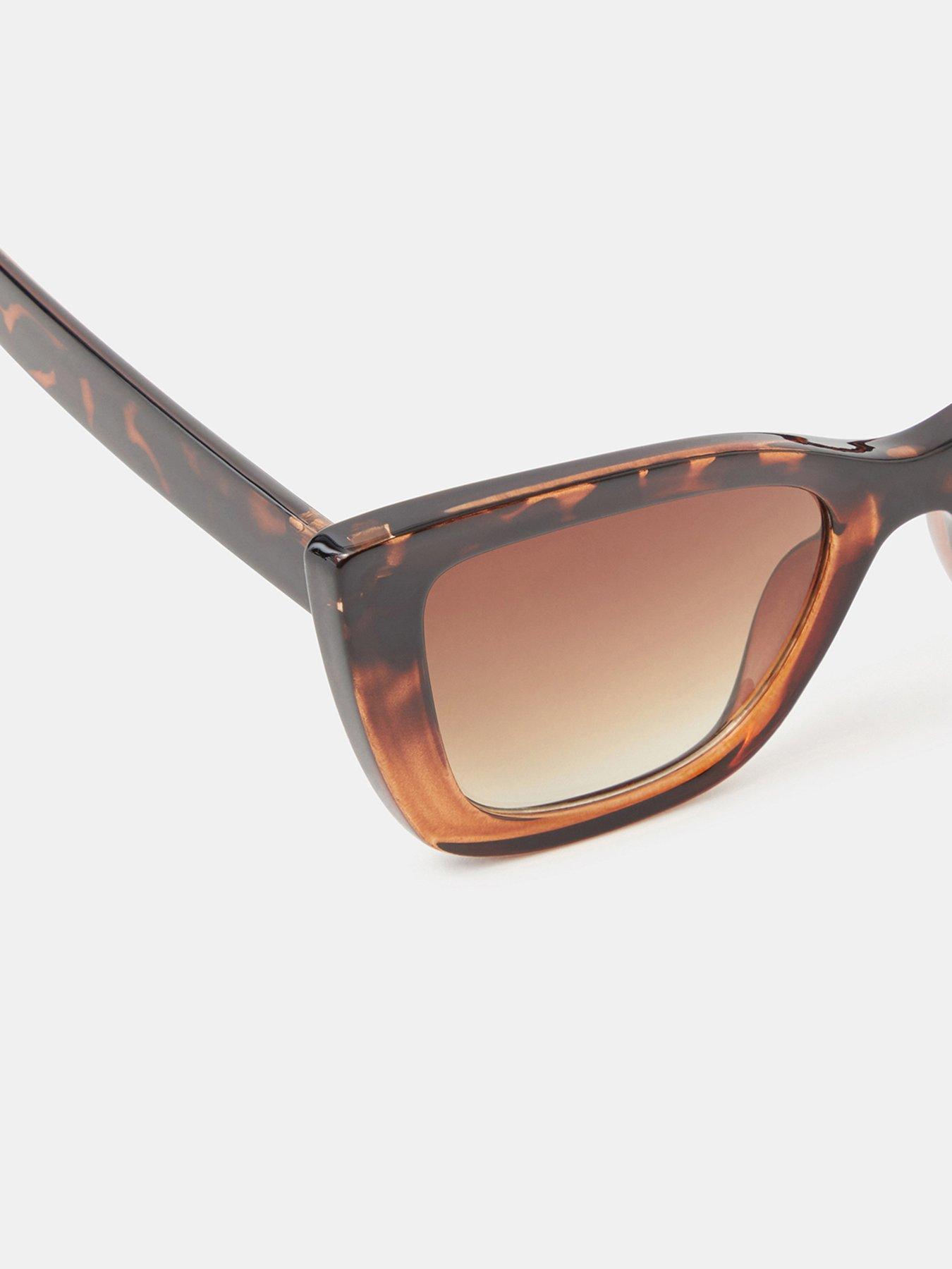 Image 3 of 3 of Accessorize Tort Cat Eye Sunglasses